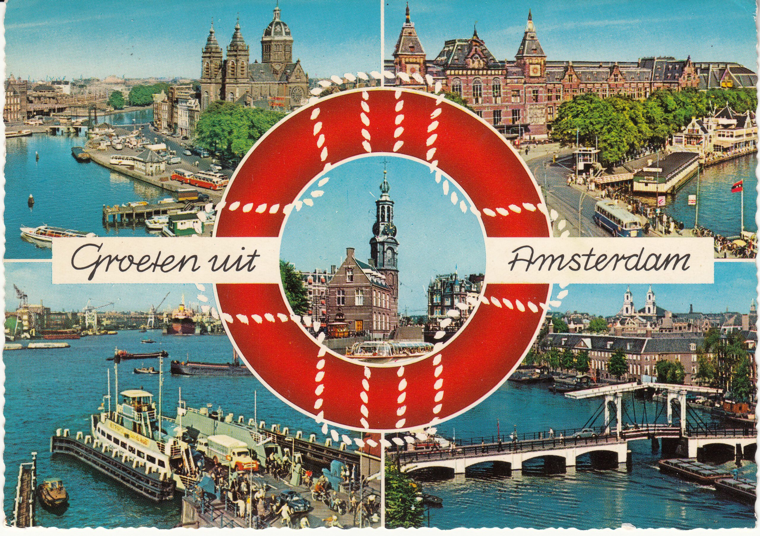 0.935-135 Krüger Postcard Netherlands-Holland Amsterdam
