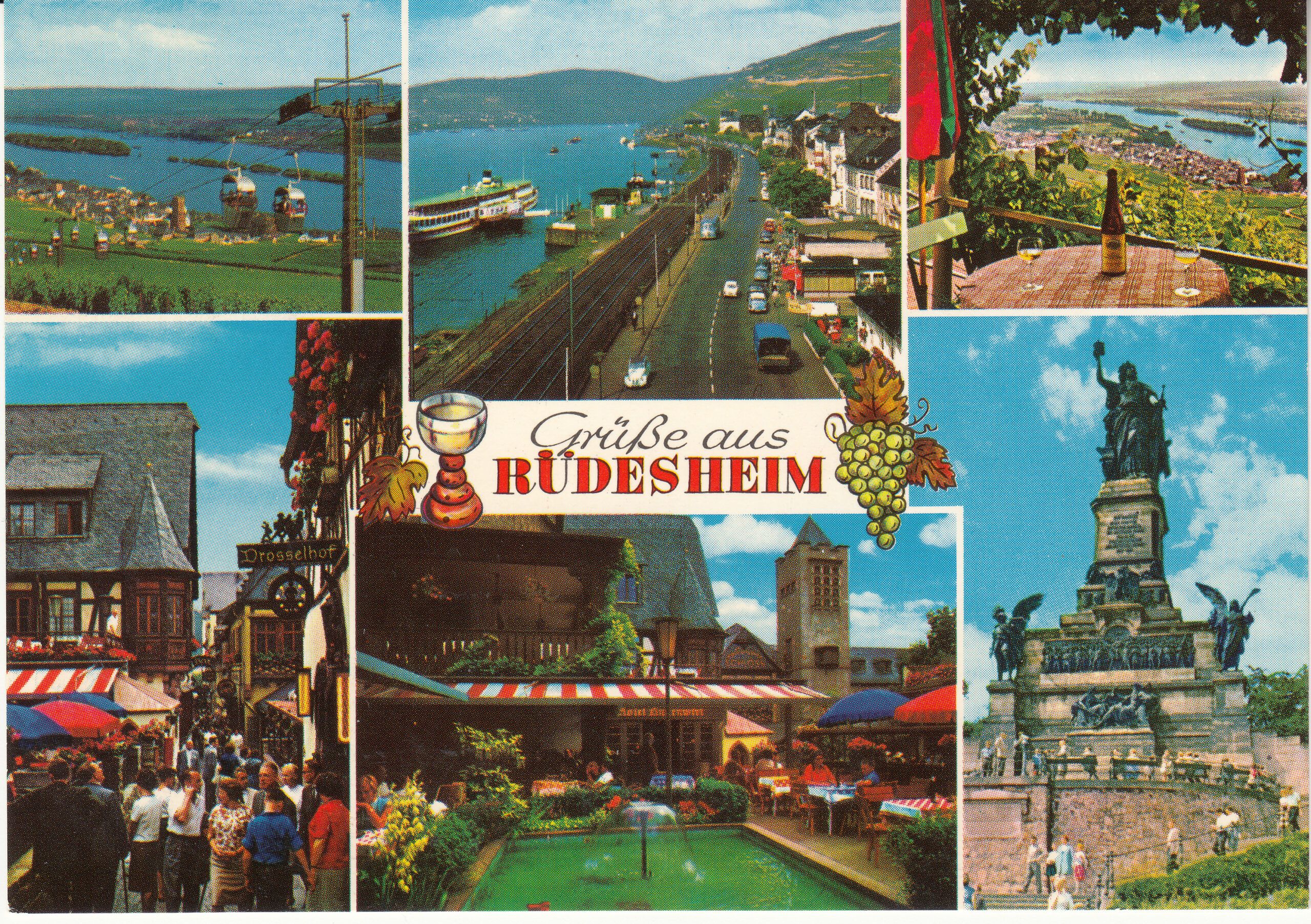 0.936-139 Krüger Postcard Germany Rüdesheim am Rhein