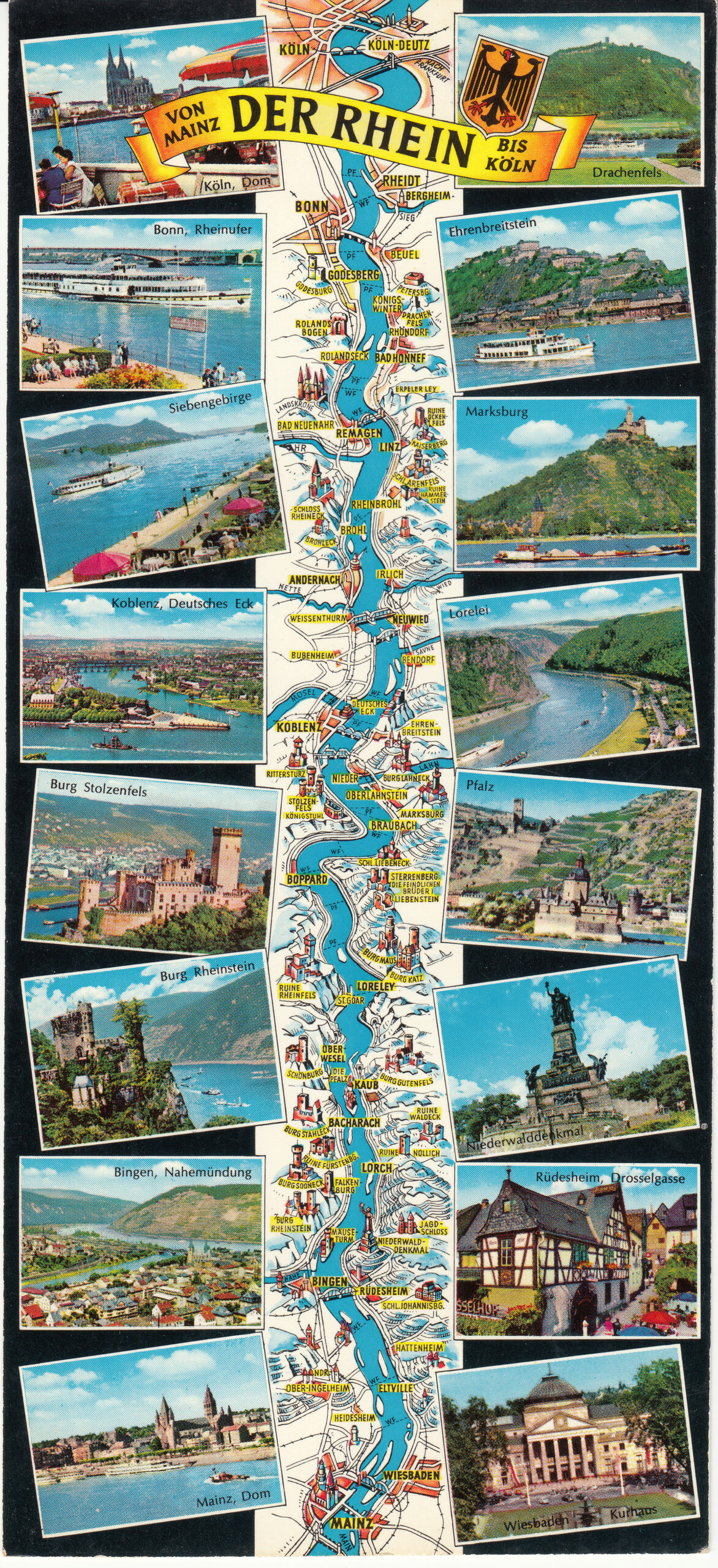 0.936- 56 Krüger Postcard Germany Rhein Bonn