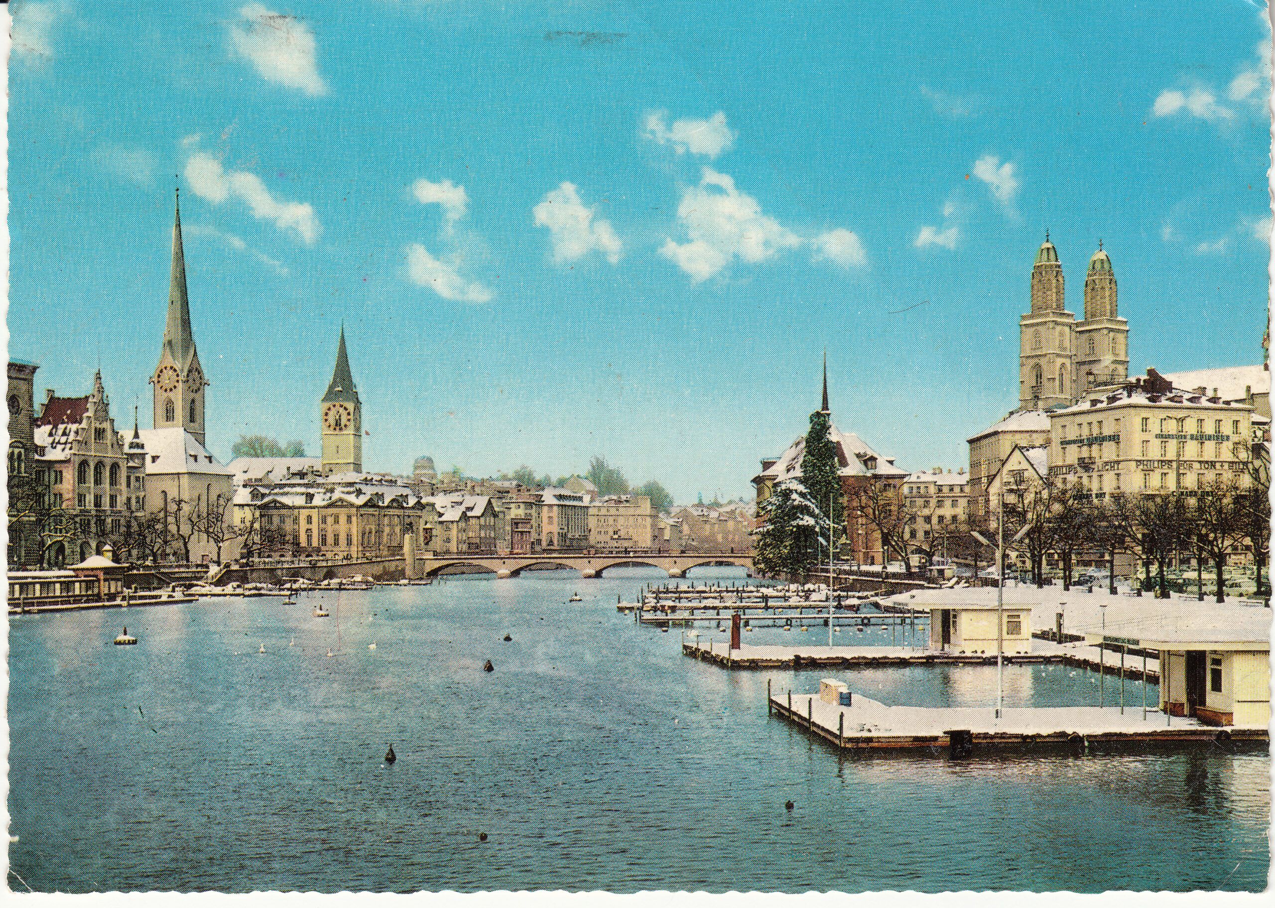 0.946-116 Krüger Postcard Switzerland Zürich