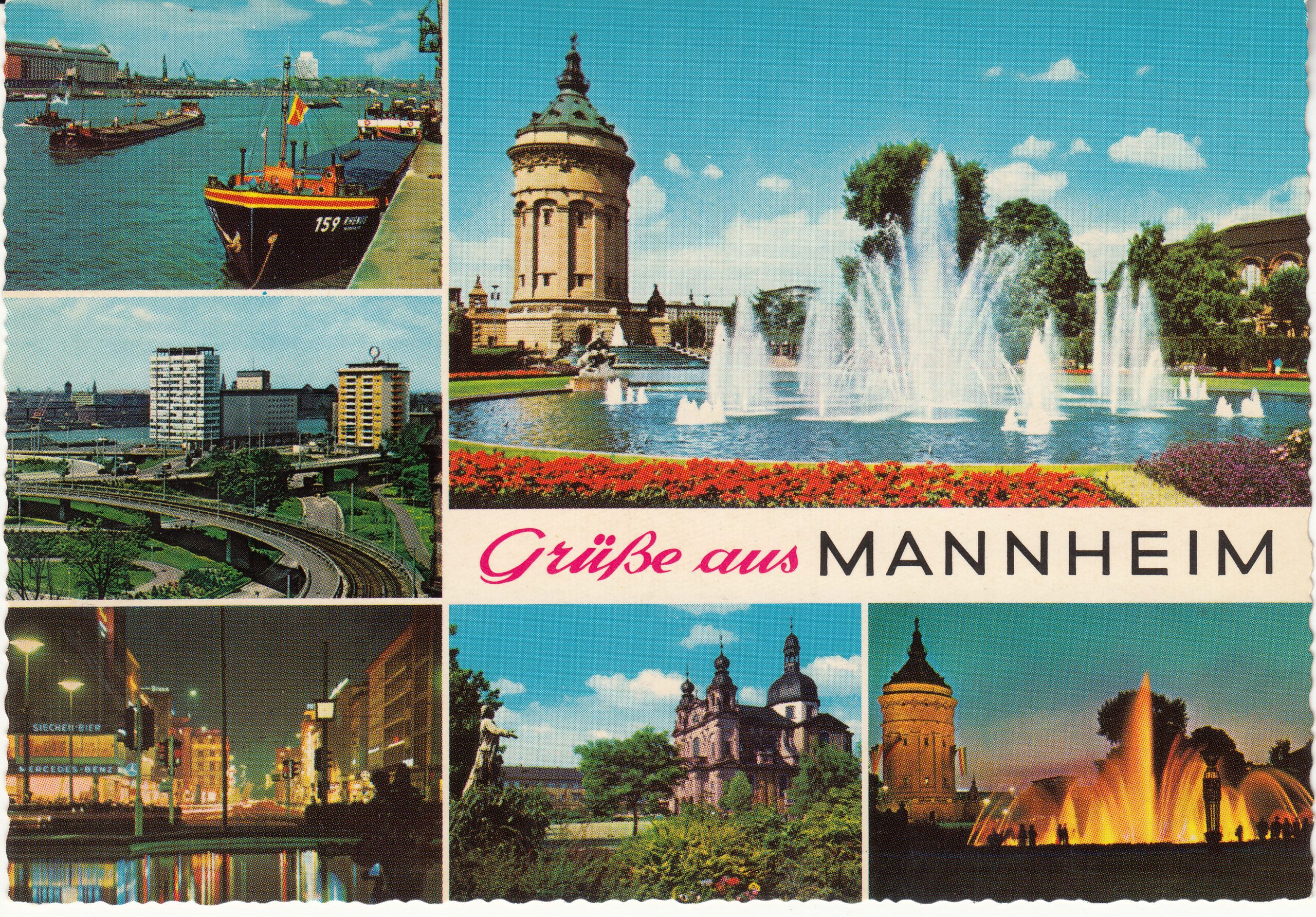 0.956- 31 Krüger Postcard Germany Mannheim