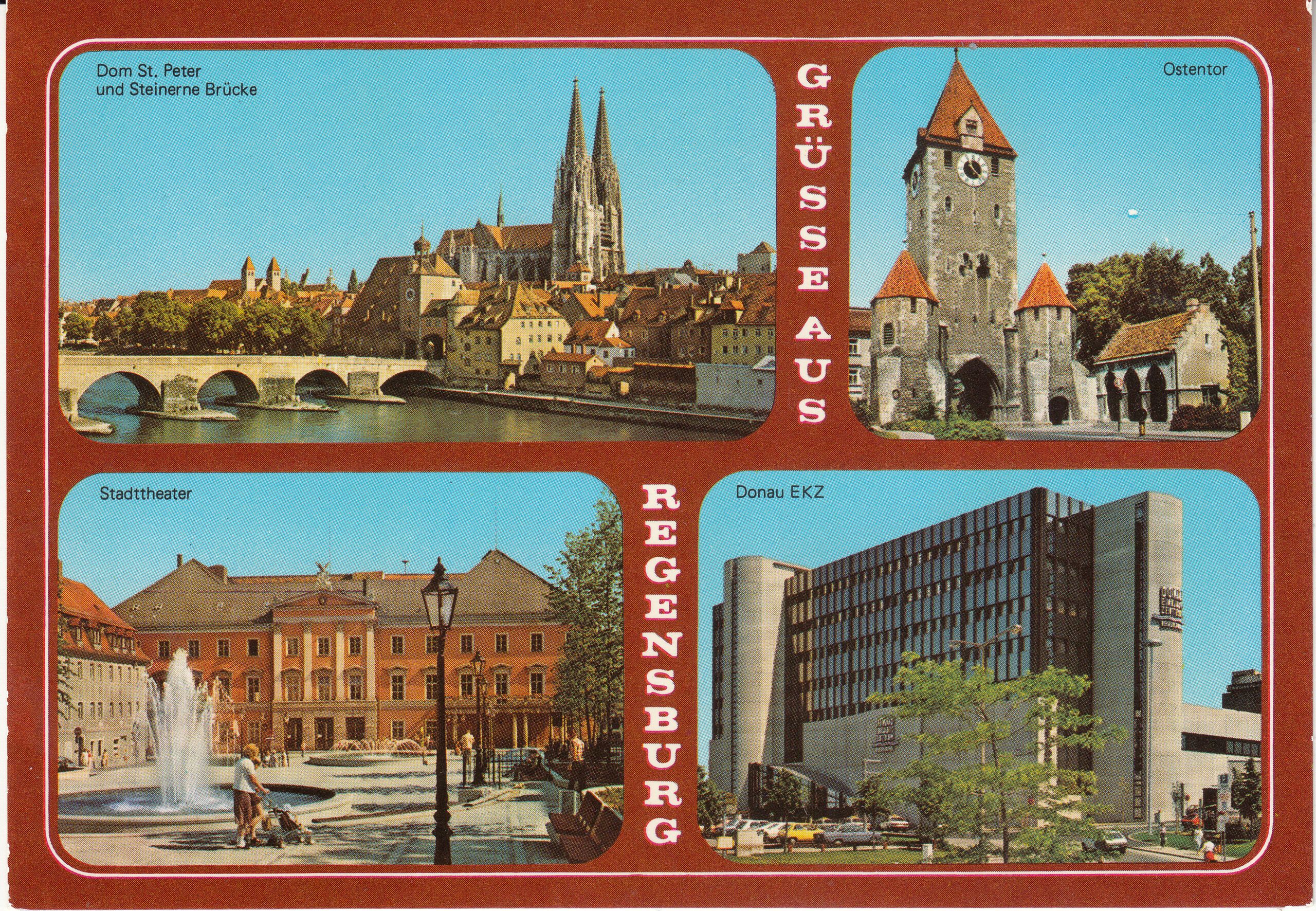 0.981-147.31 Krüger Postcard Germany Regensburg