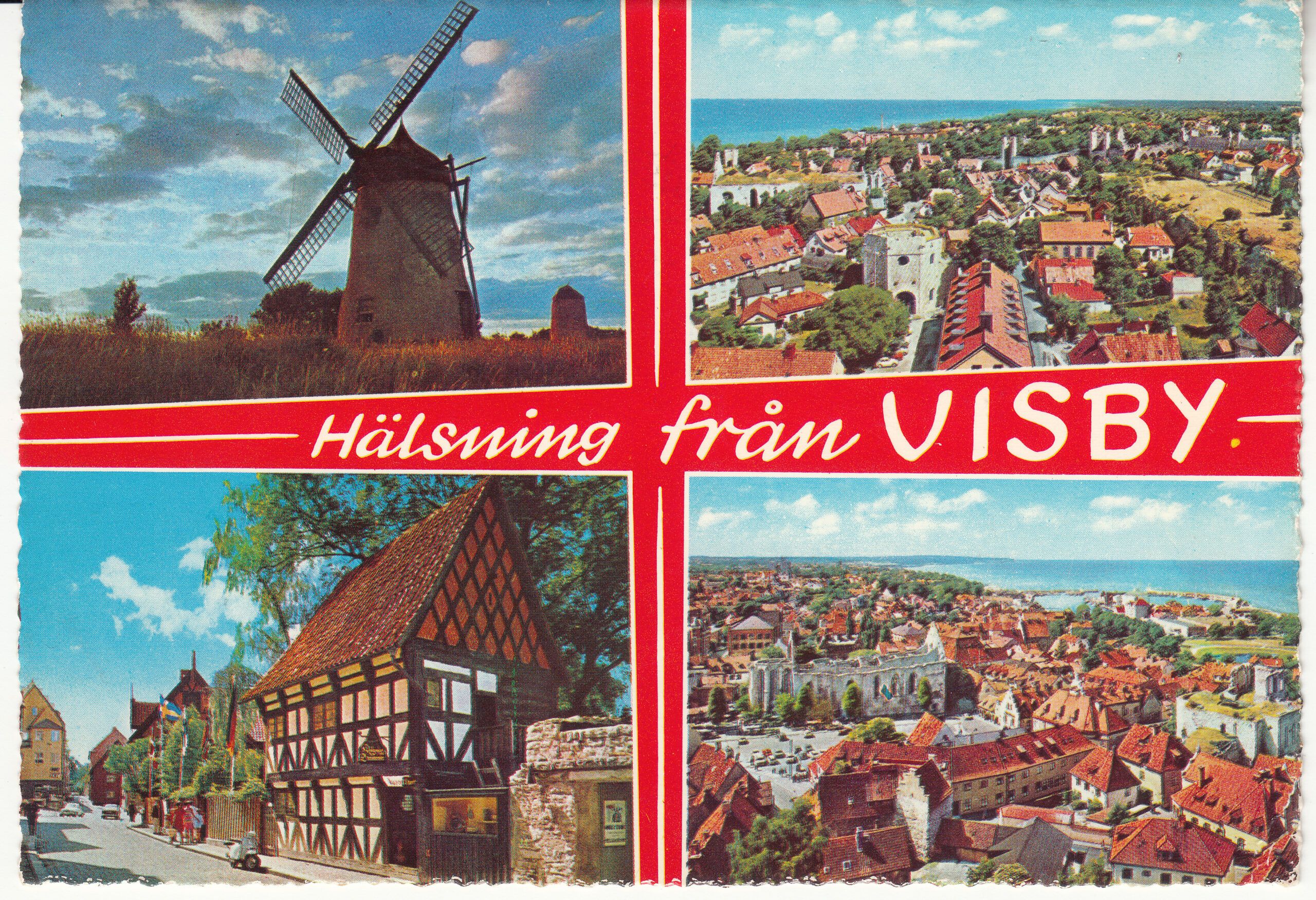 1.024.-790.57 Krüger Postcard Sweden Gotland