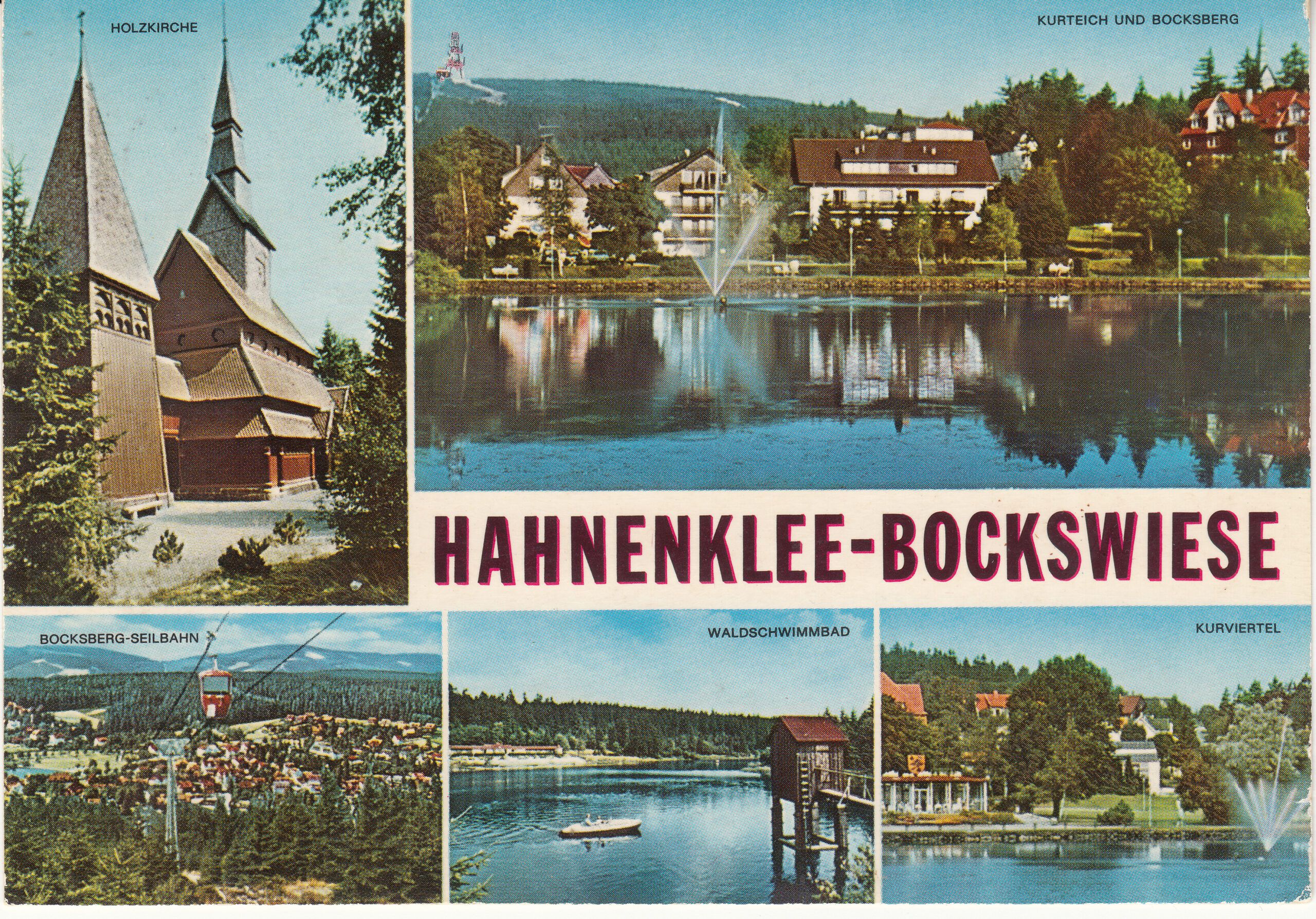 1.398-806 Krüger Postcard Germany Hahnenklee-Bockswiese