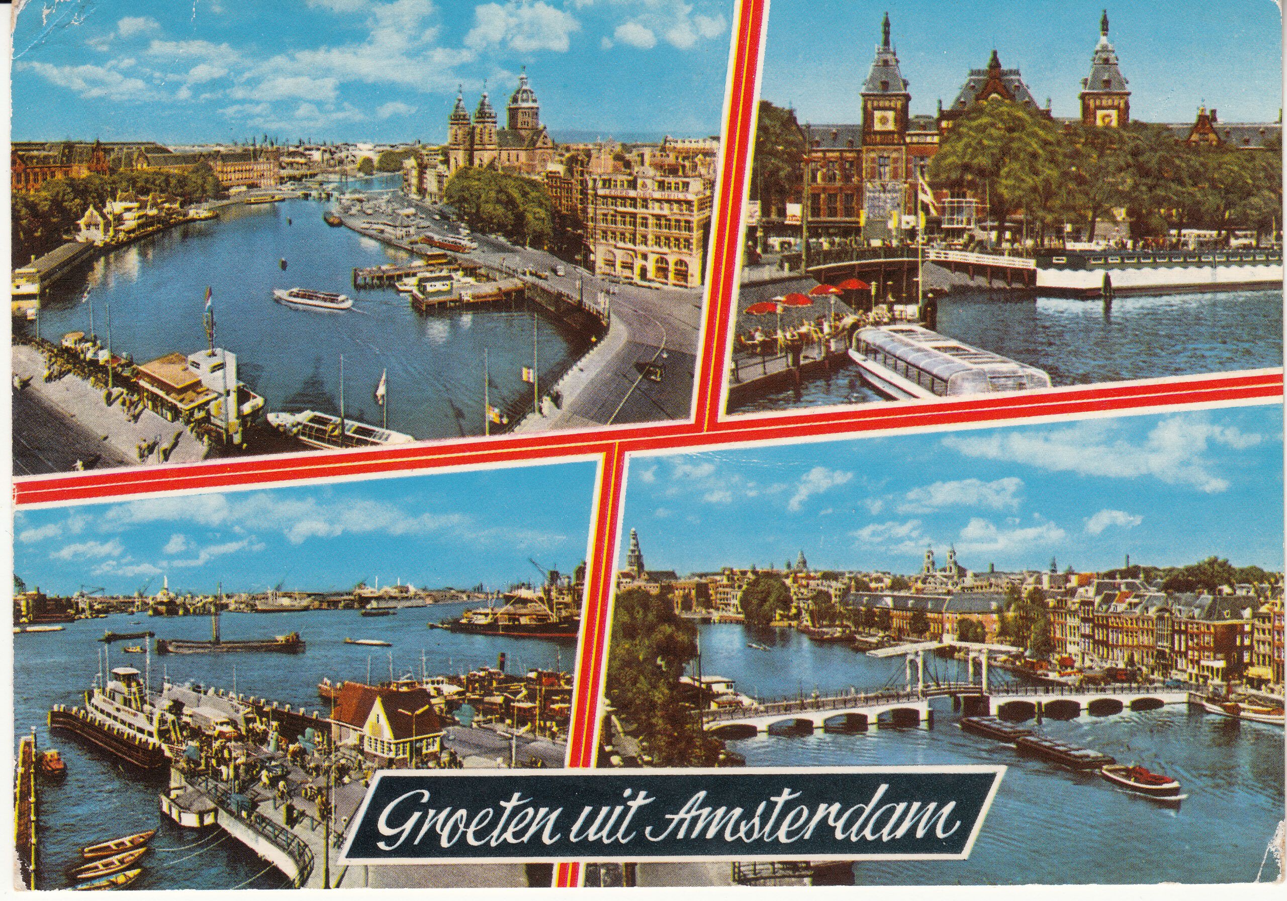 0.935-149 Selding Postcard Holland Amsterdam