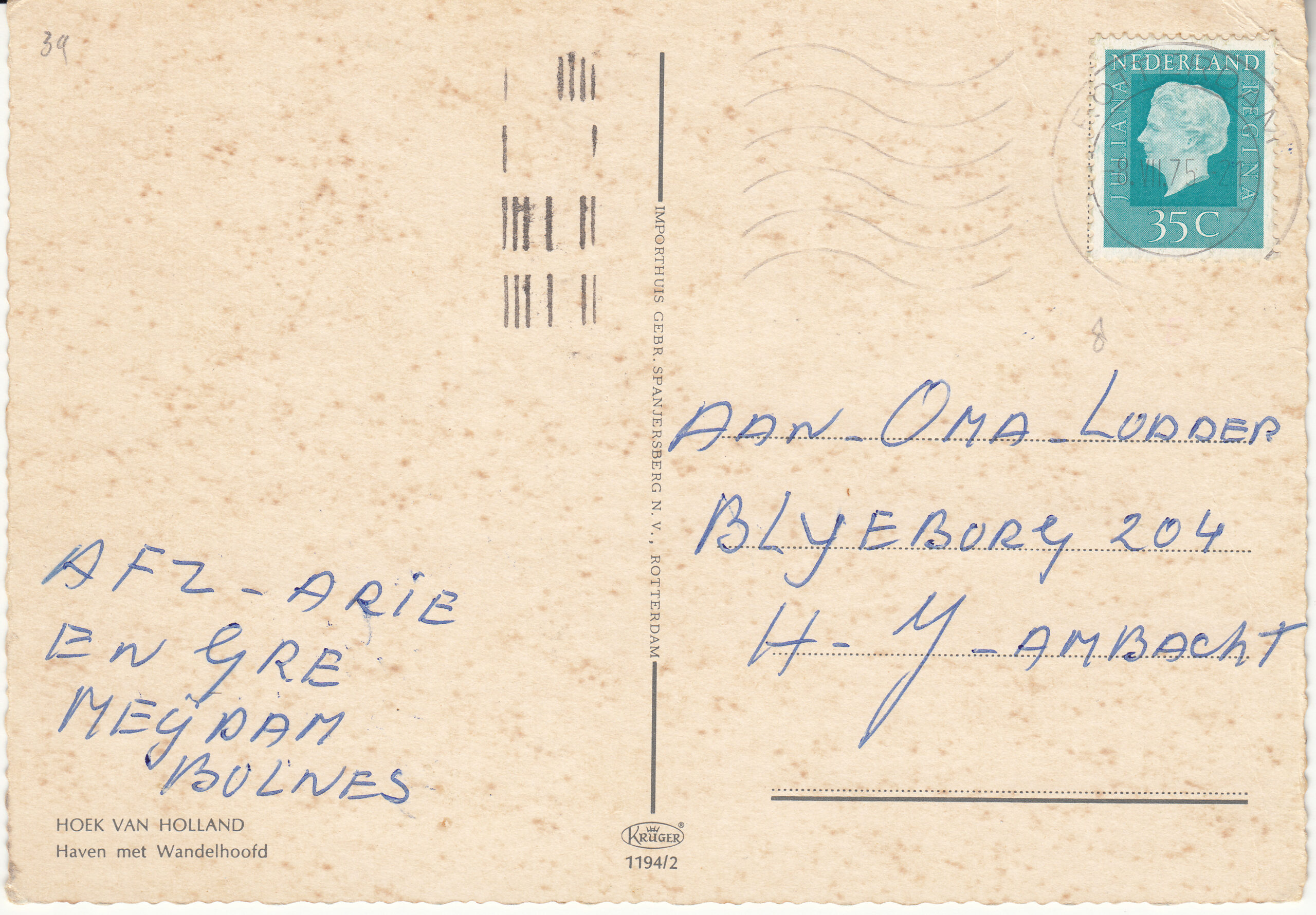 1.194- 2 Krüger Postcard Netherlands-Holland_0001