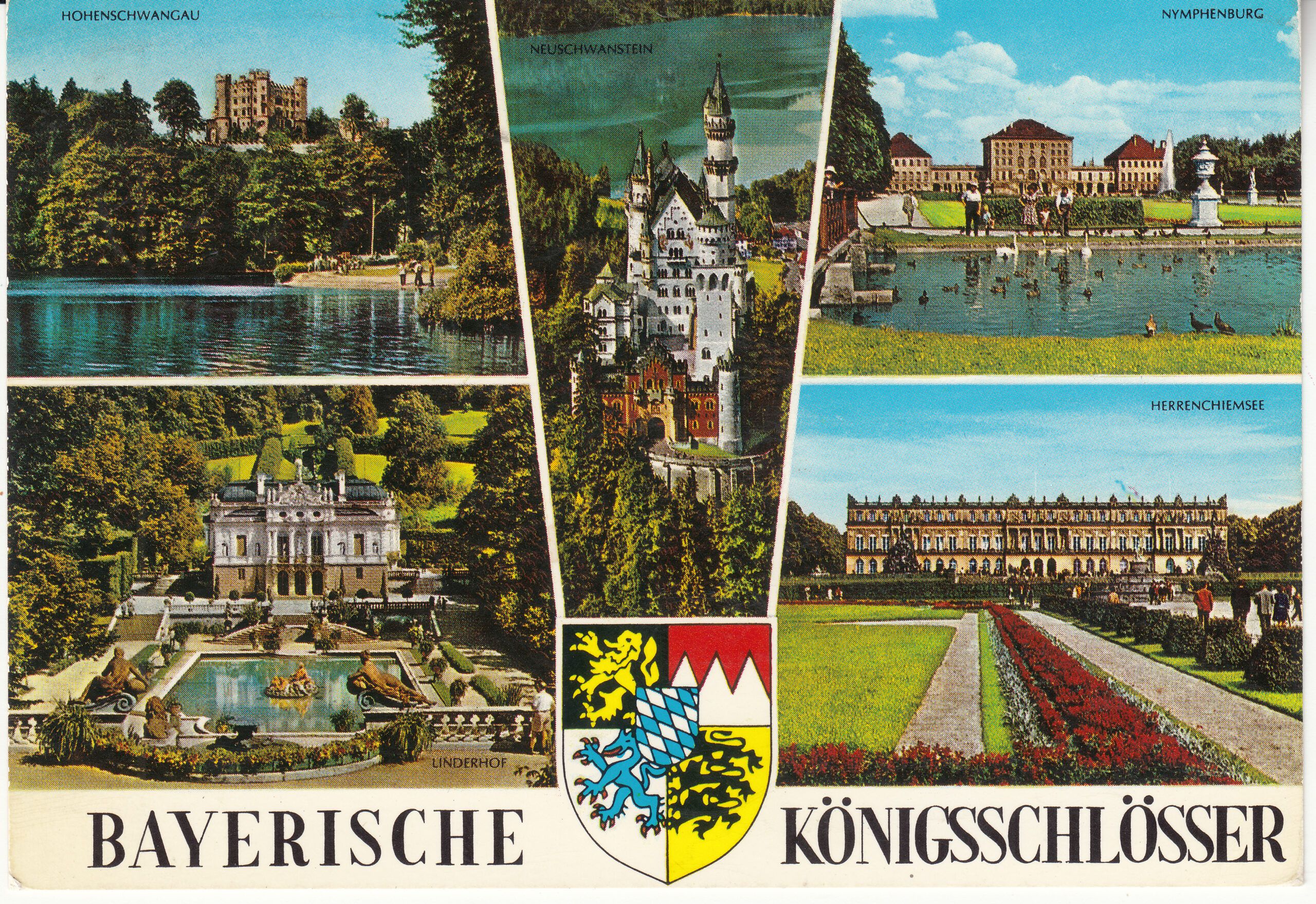 1.195- 13.31 Kruger Postcard Germany Bayerische Königsschlösser