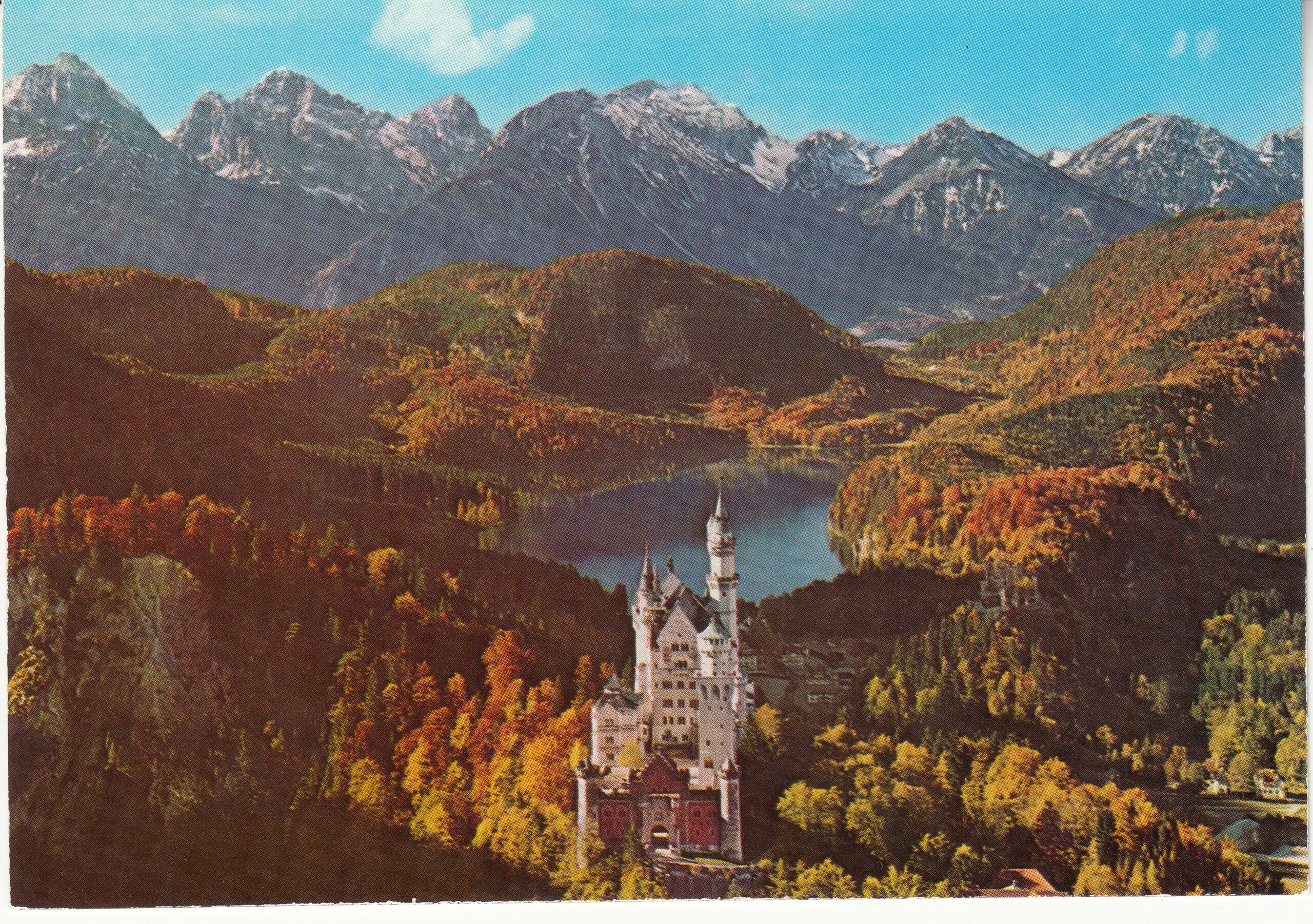1.195- 27.31 Krüger Postcard Germany Bayerische Königsschlösser