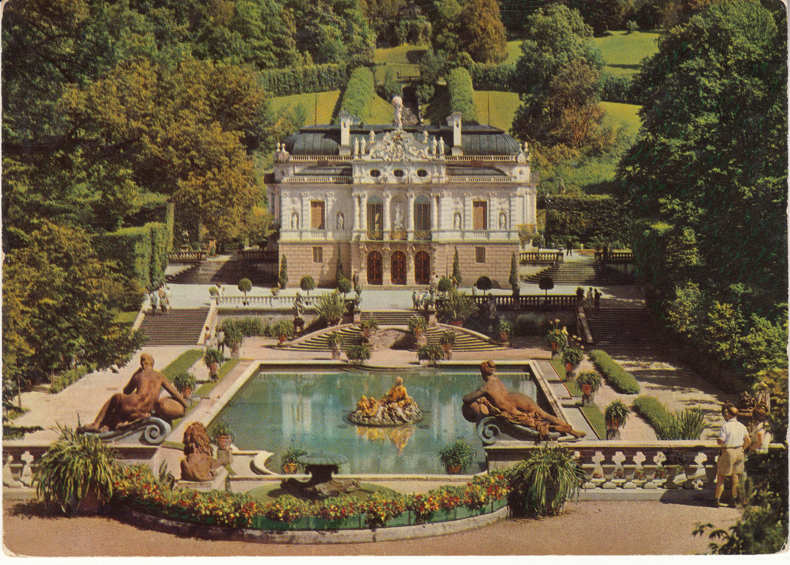 1.195- 4.31 Krüger Postcard Germany Bayerische Königsschlösser