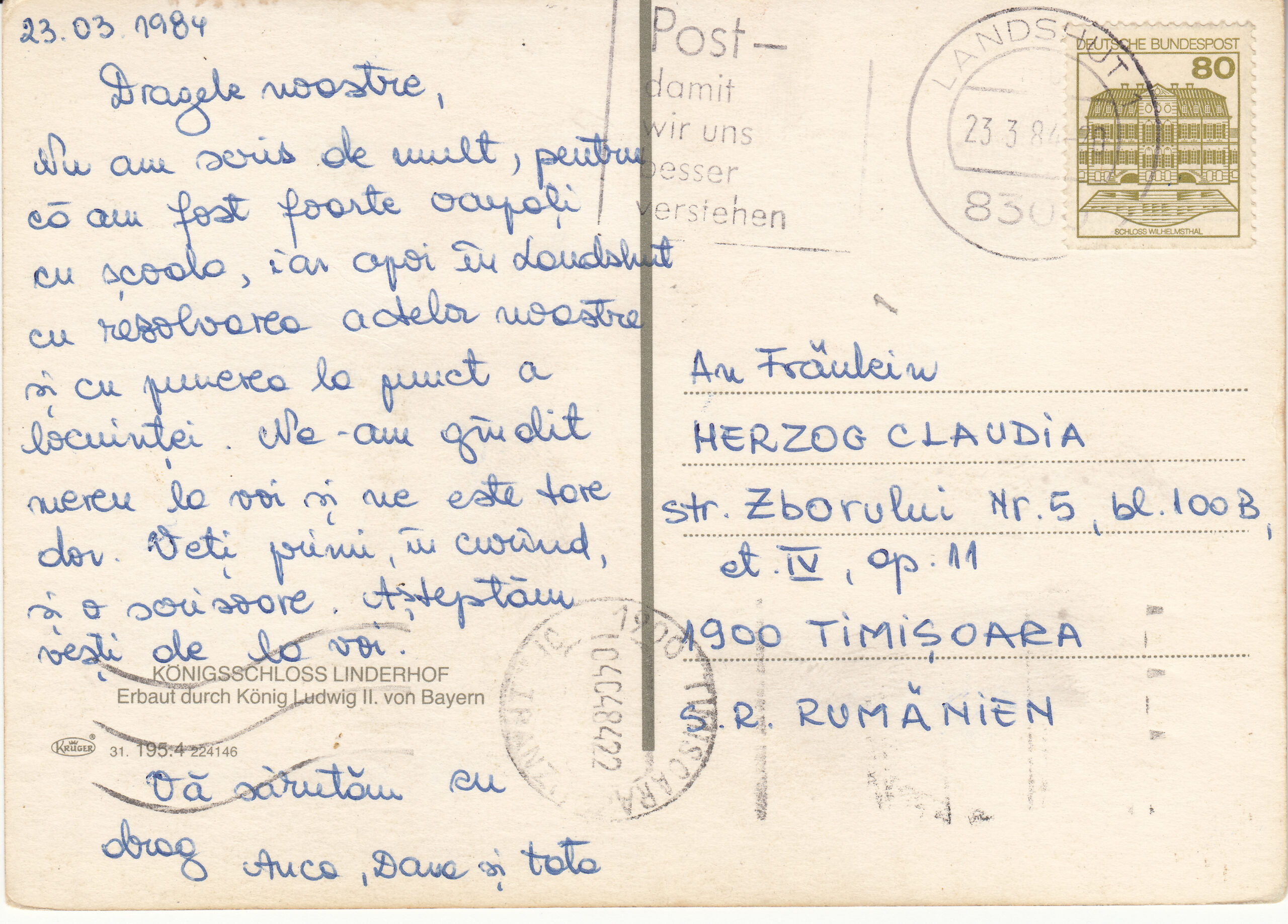 1.195- 4.31 Krüger Postcard Germany Bayerische Königsschlösser_0001