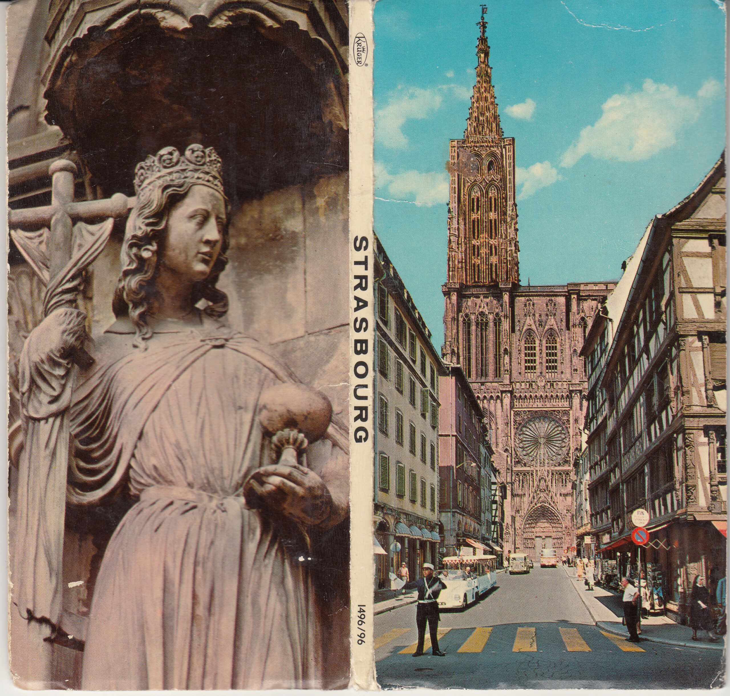 1.496- 96 Krüger Postcard France Strasbourg