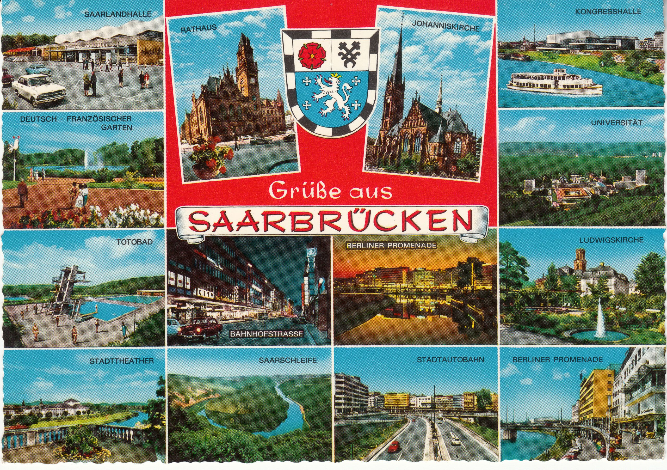 0.712- 32 Krüger Postcard Germany Saarbrüchen