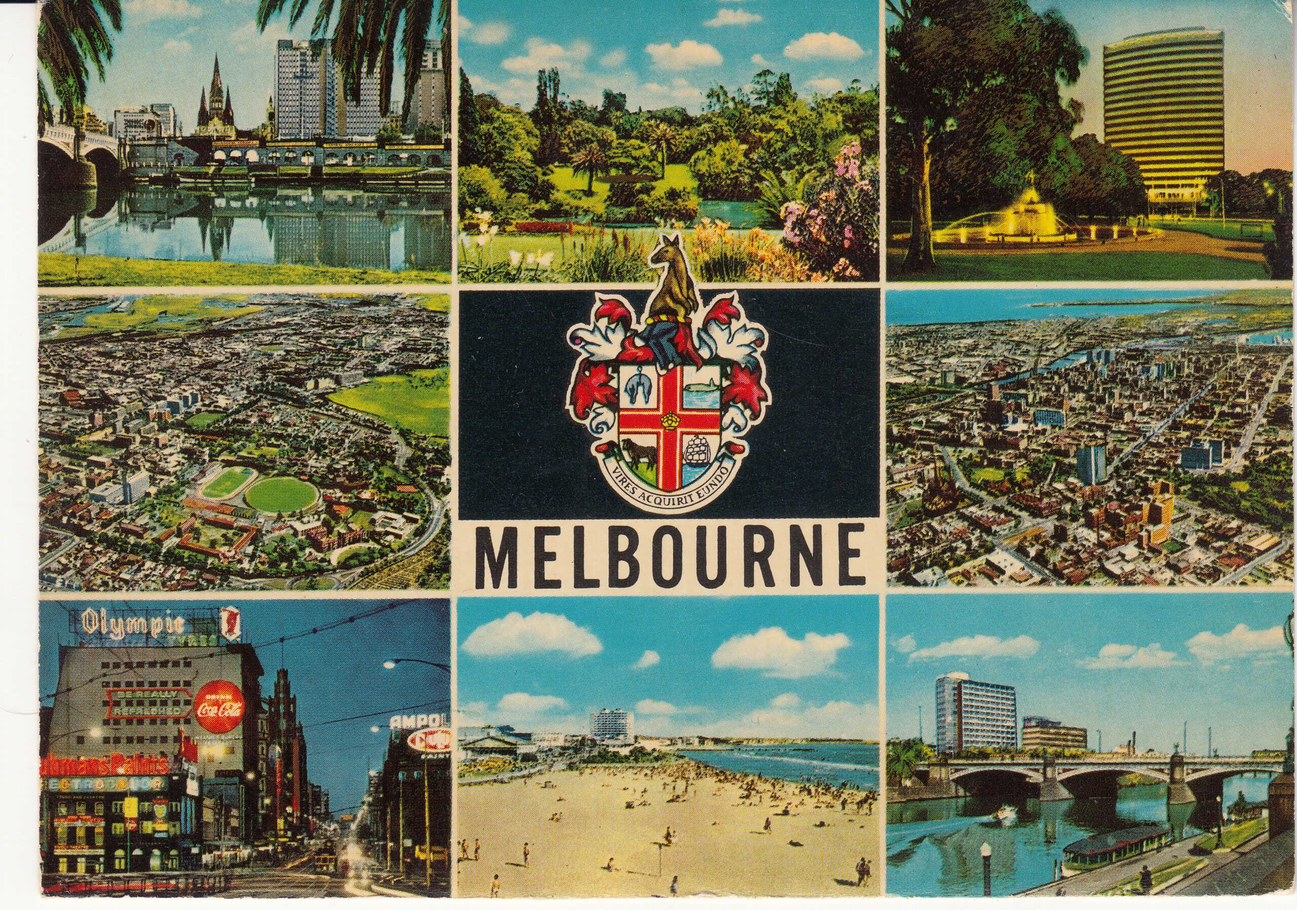 0.796- 1 Krüger Postcard Australia Melbourne
