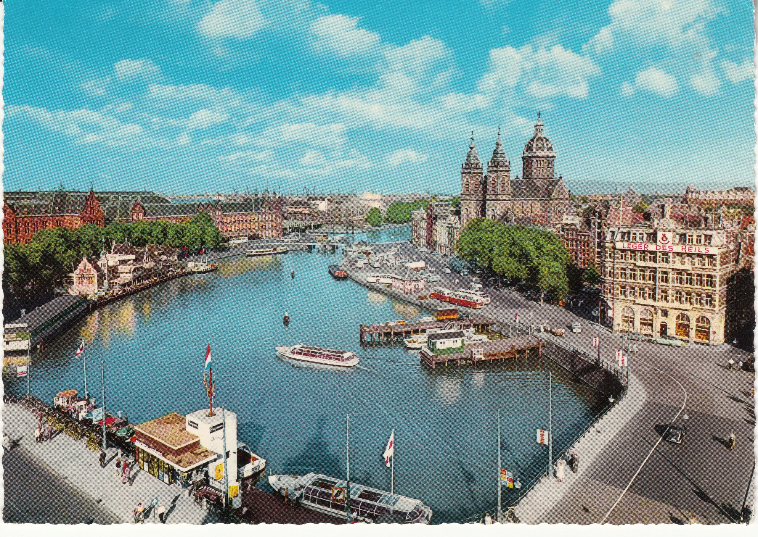 0.935-128 Krüger Postcard Netherlands-Holland Amsterdam
