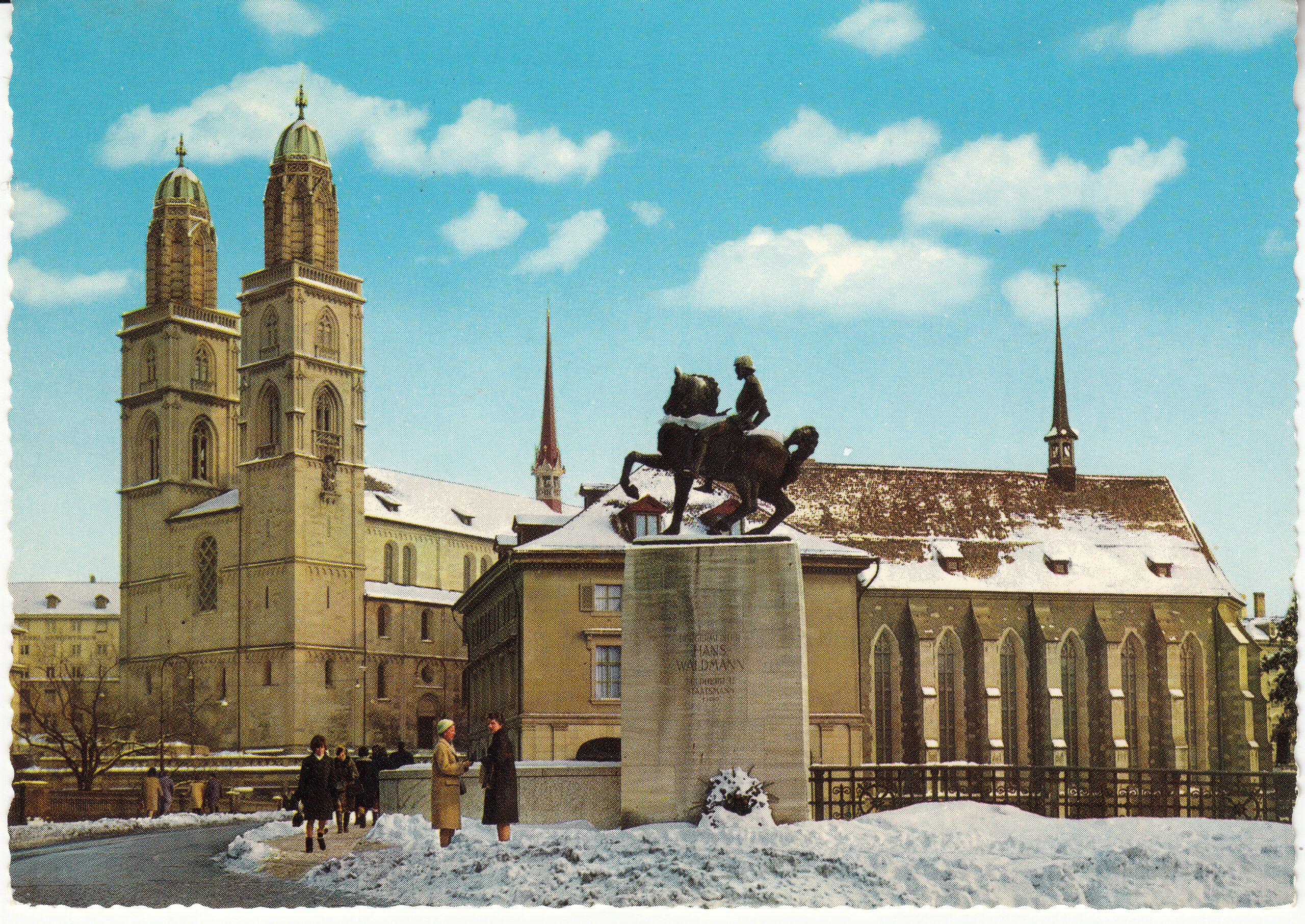 0.946-117 Krüger Postcard Switzerland Zürich