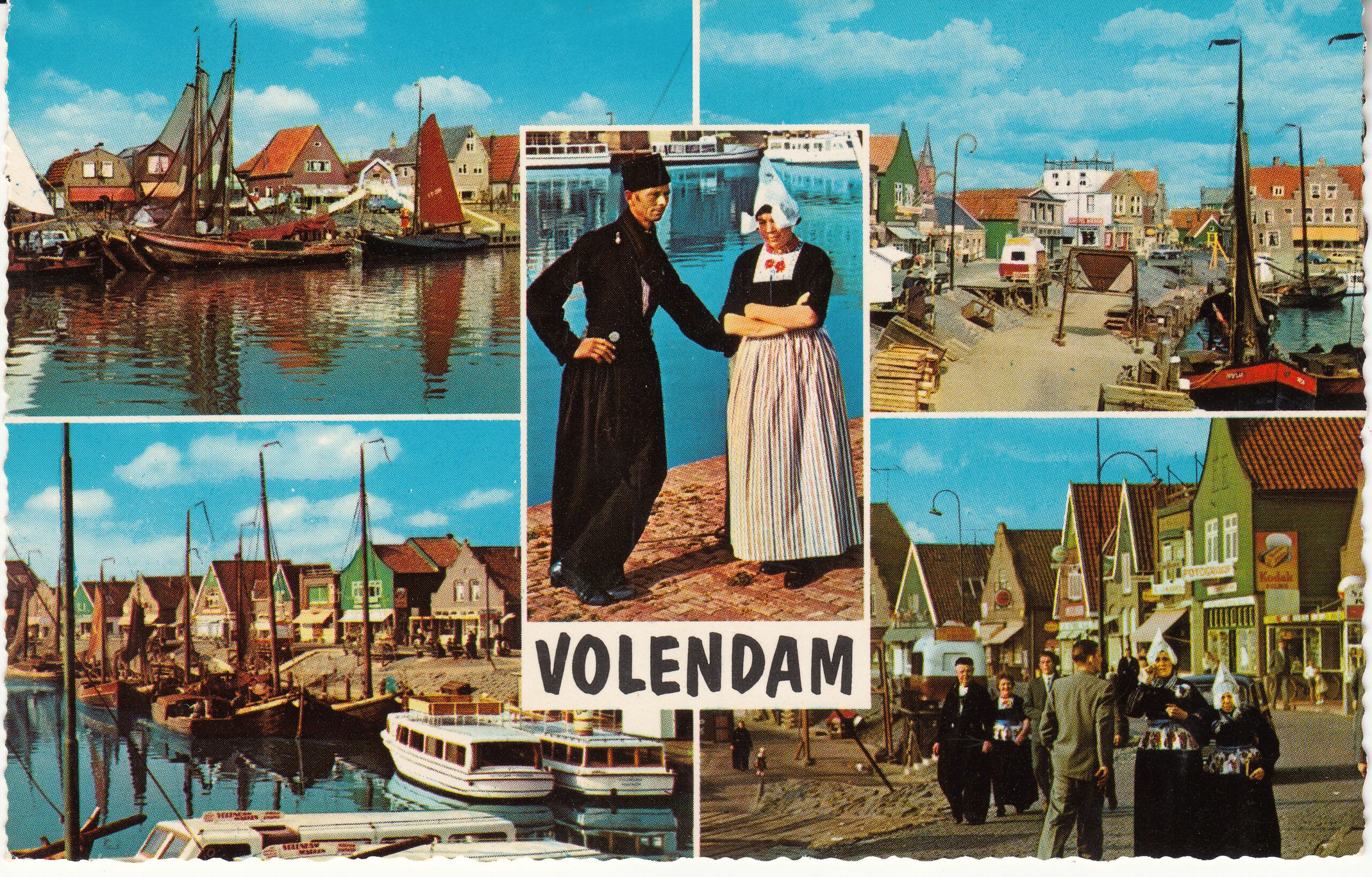 0.968- 27 Krüger Postcard Netherlands-Holland Volendam