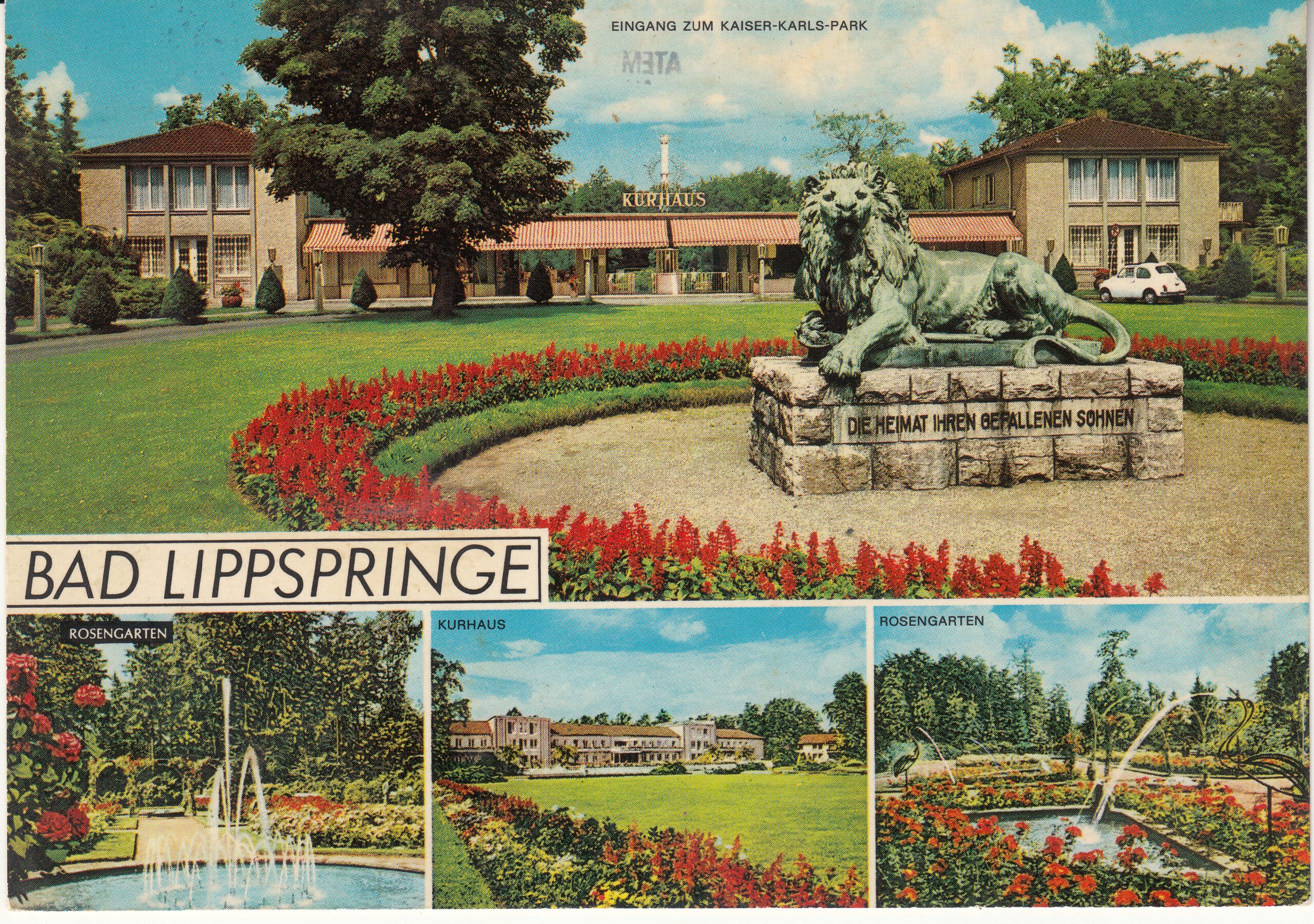 1.342- 16 Krüger Postcard Germany Bad Lippspringe