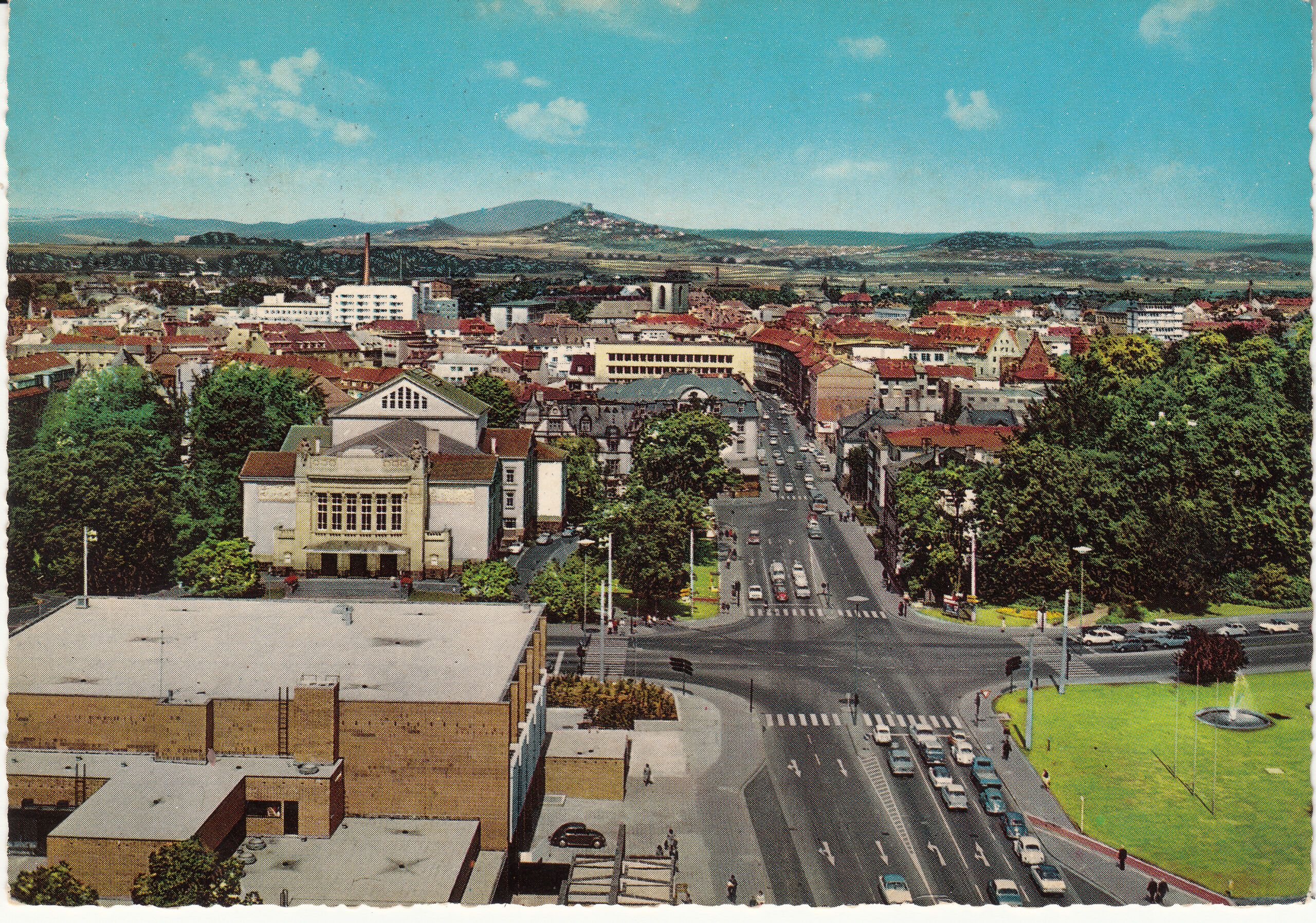 1.344- 4 Krüger Postcard Germany Gießen