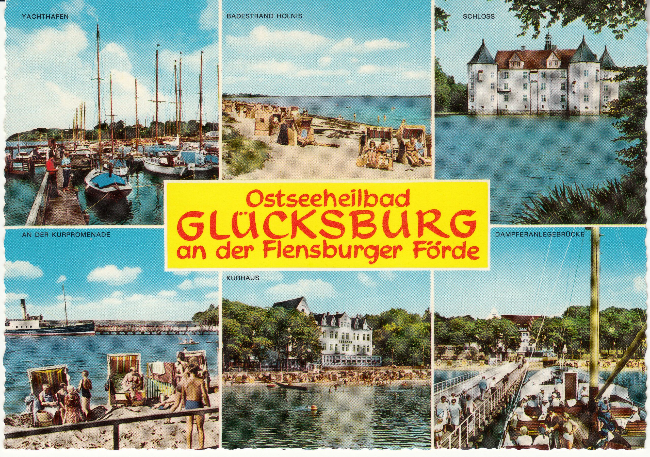 1.468- 11 Krüger Postcard Germany Glücksburg
