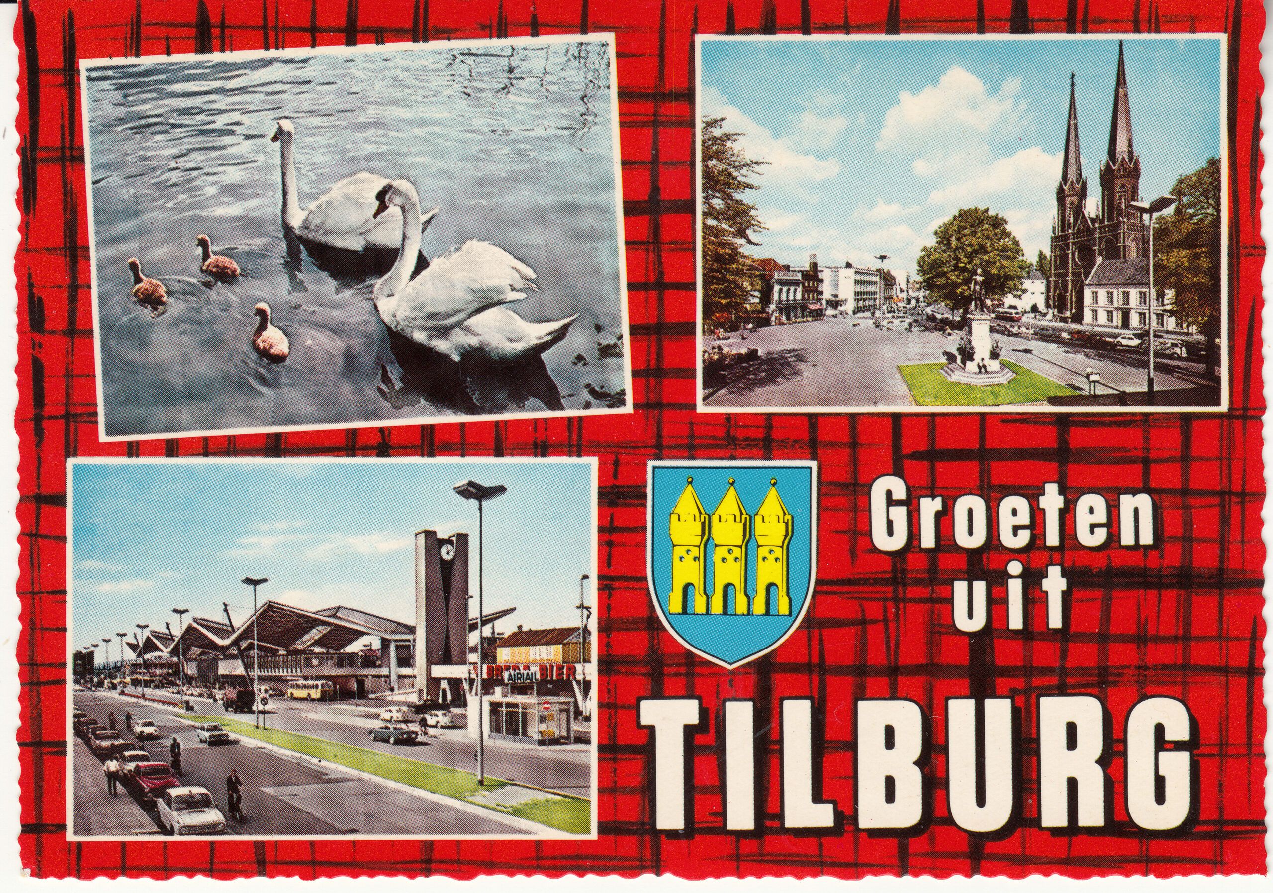 1.489- 3 Krüger Postcard Netherlands-Holland Tilburg