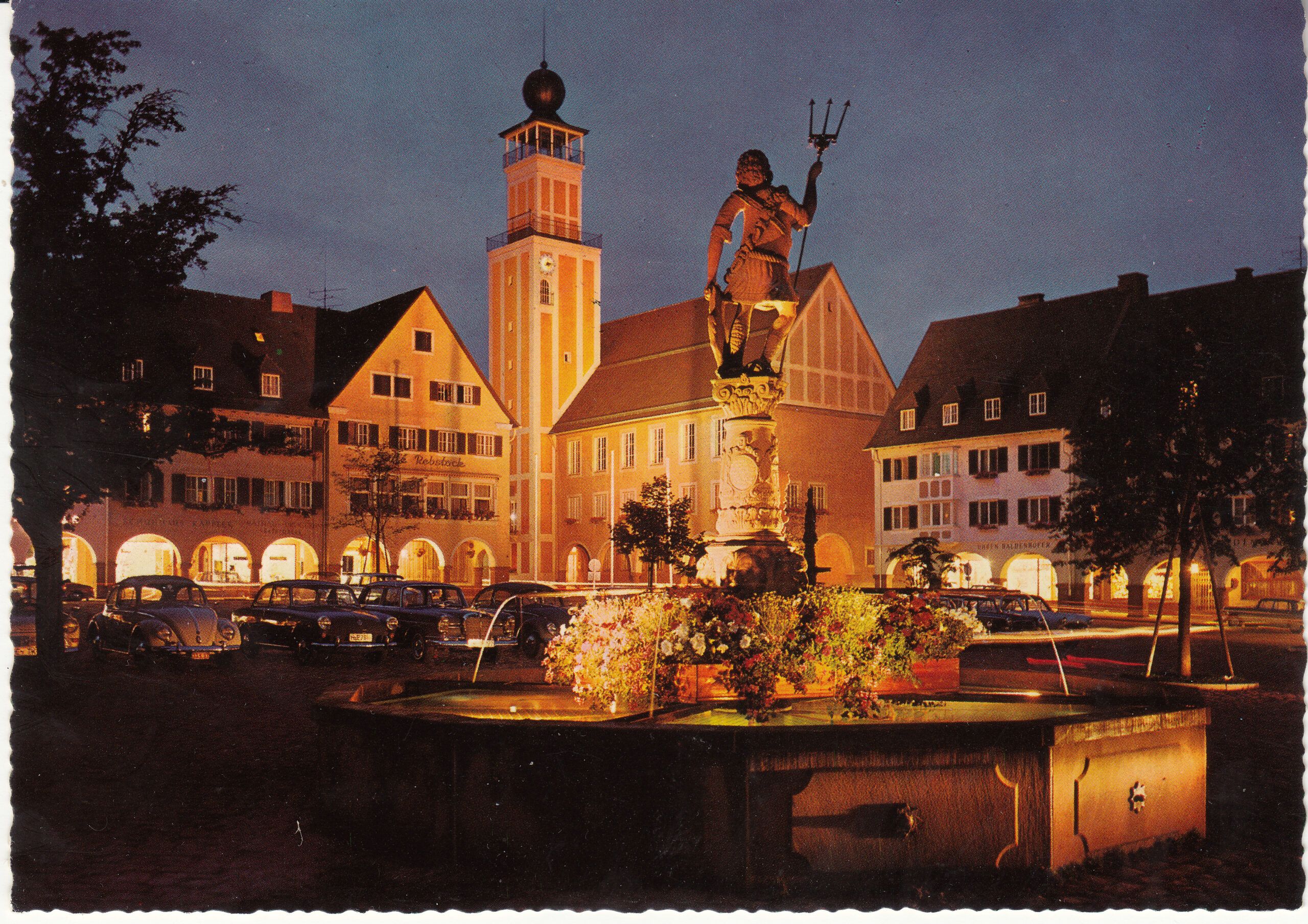 1.032- 7 Krüger Postcard Germany Freudenstadt