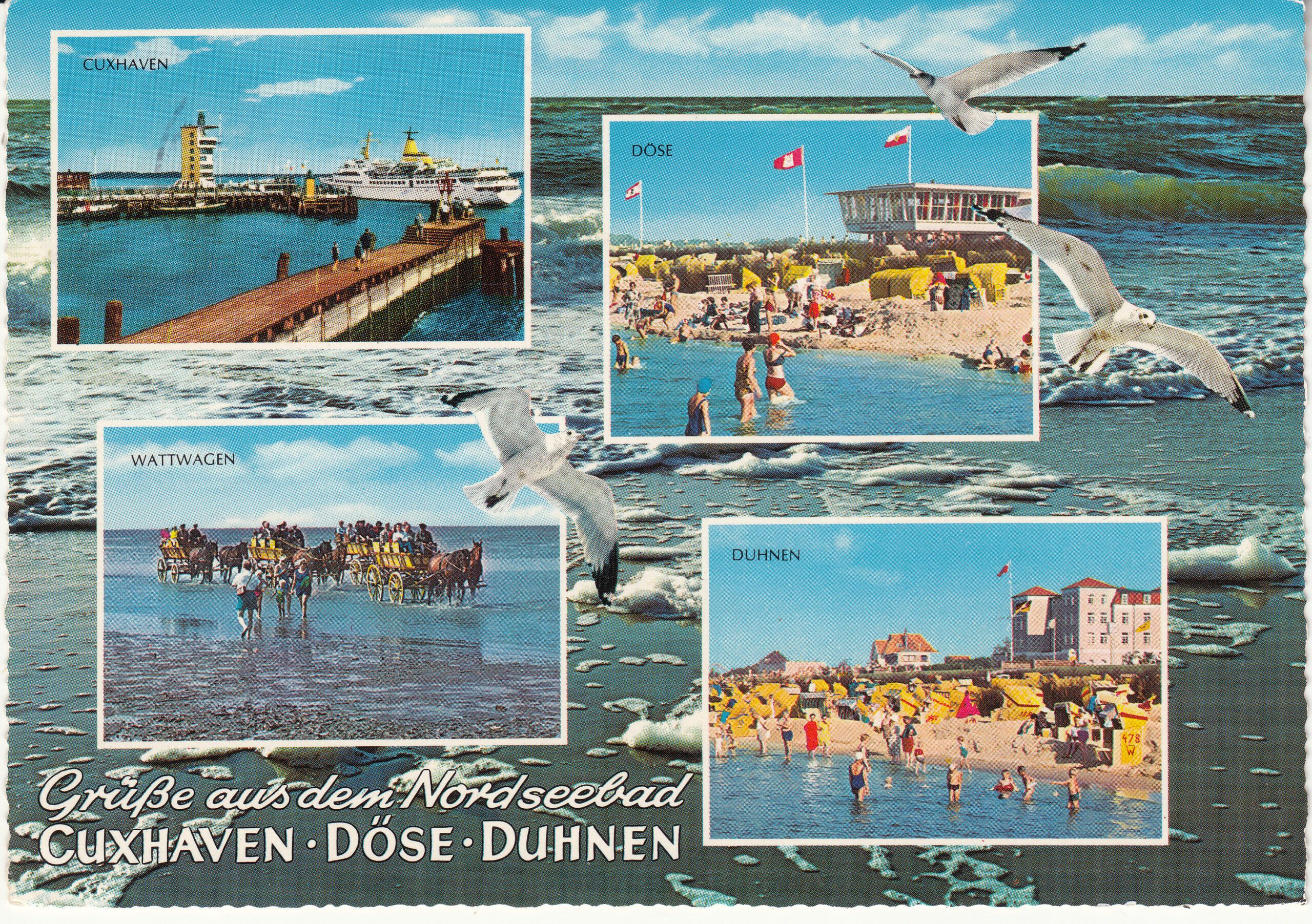1.079- 7 Krüger Postcard Germany Cuxhaven