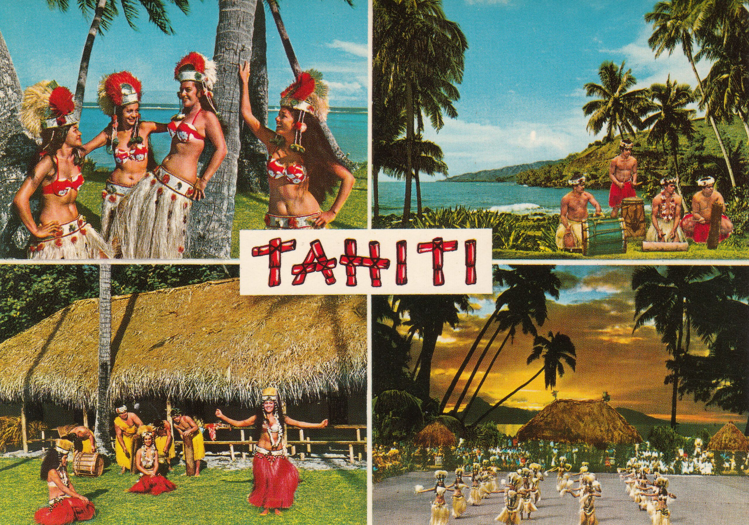 1.469-12 Krüger Postcardt Tahiti