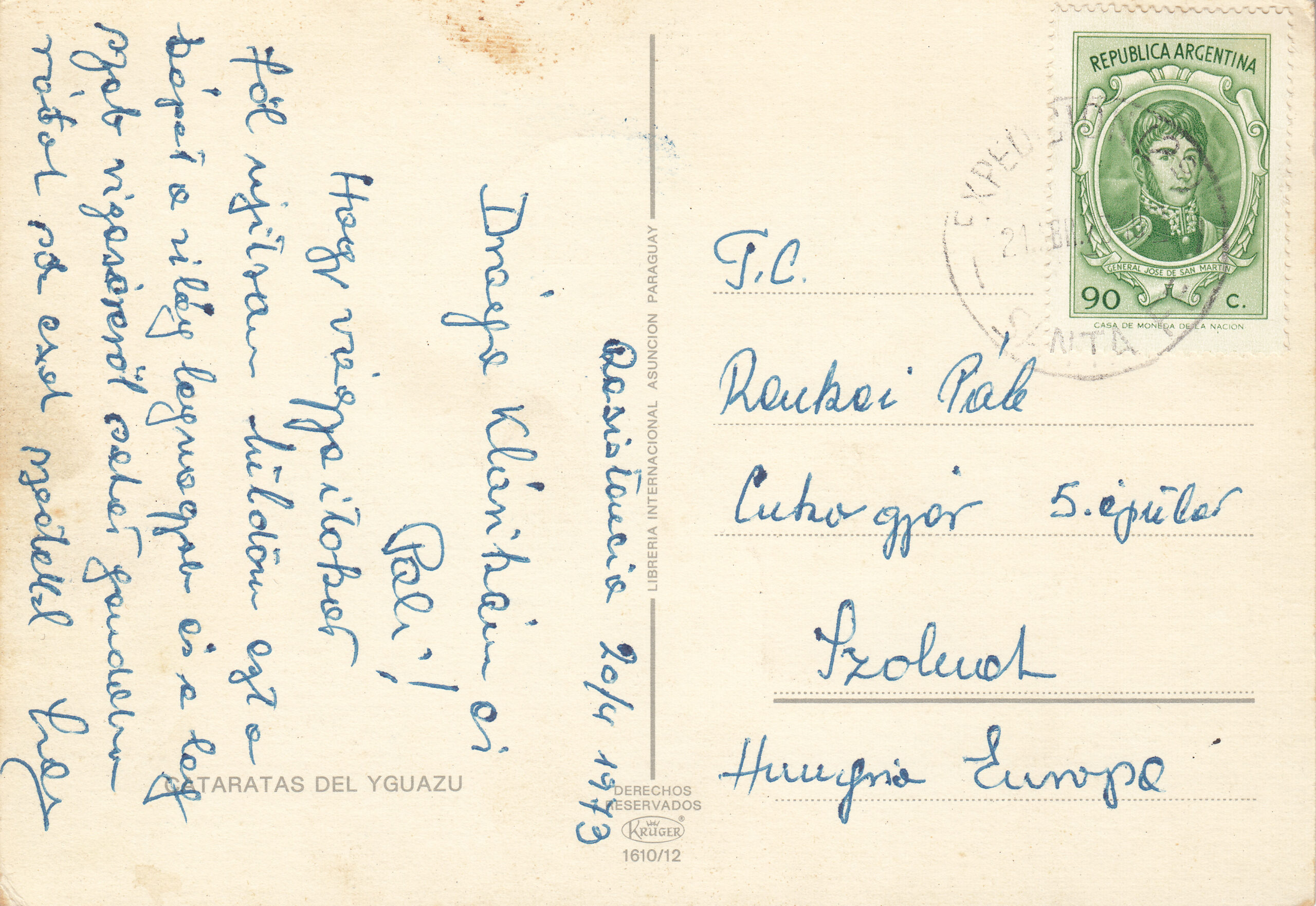 1.610 - 12Krüger Postcard Argerntina_0002