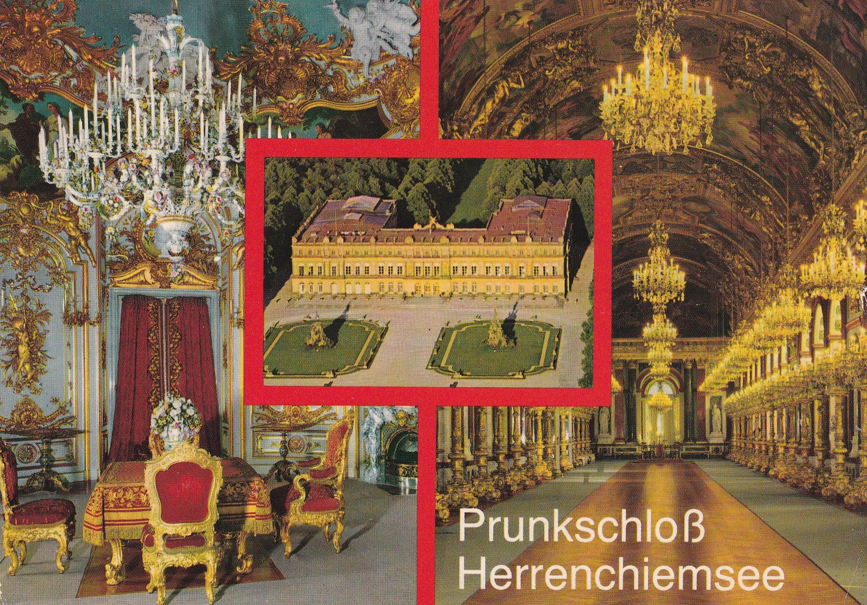 1.326-143.31 Krüger Postcard Germany Herrenchiemsee