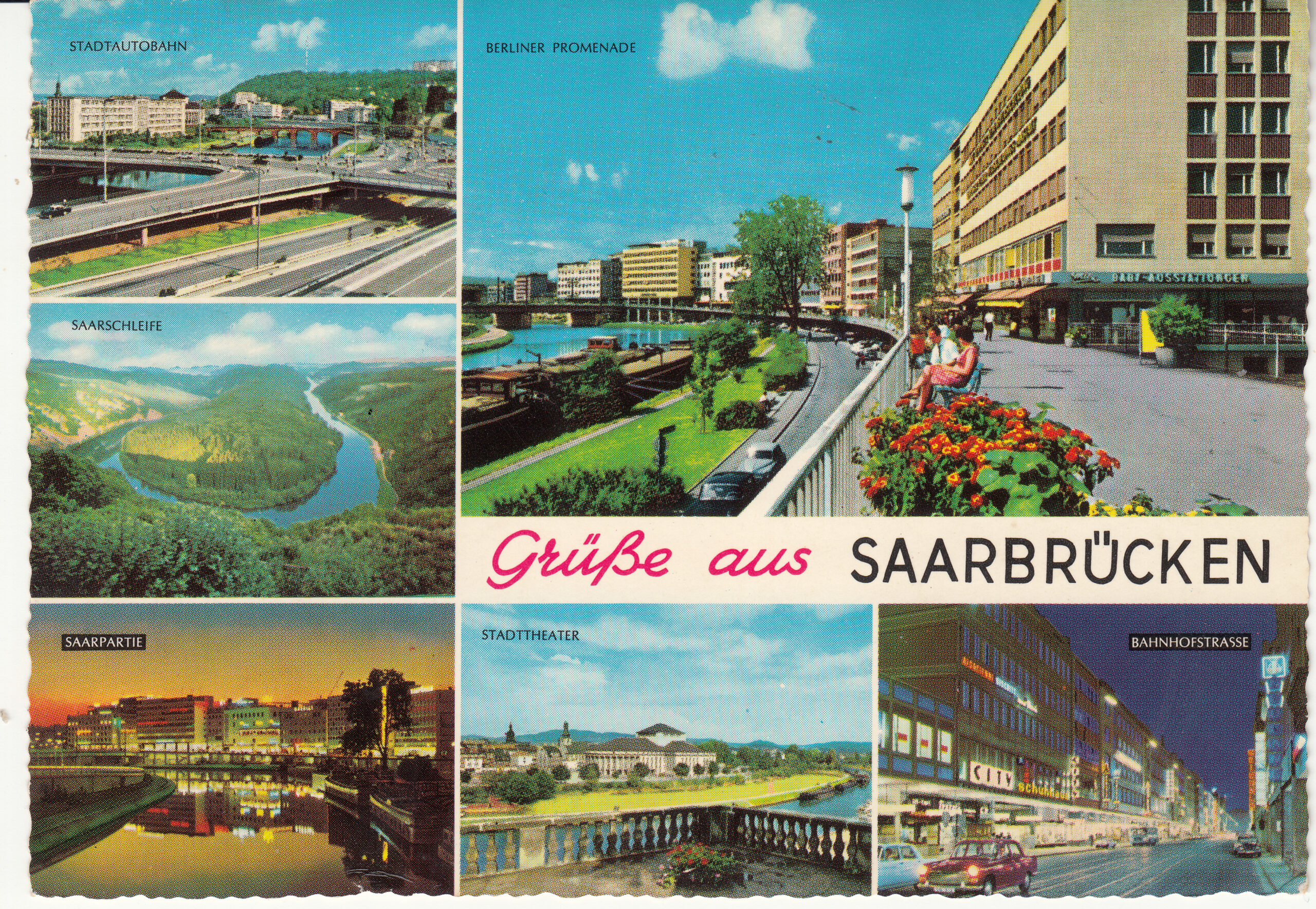 0.712- 23 Krüger Postcard Germany Saarbrüchen