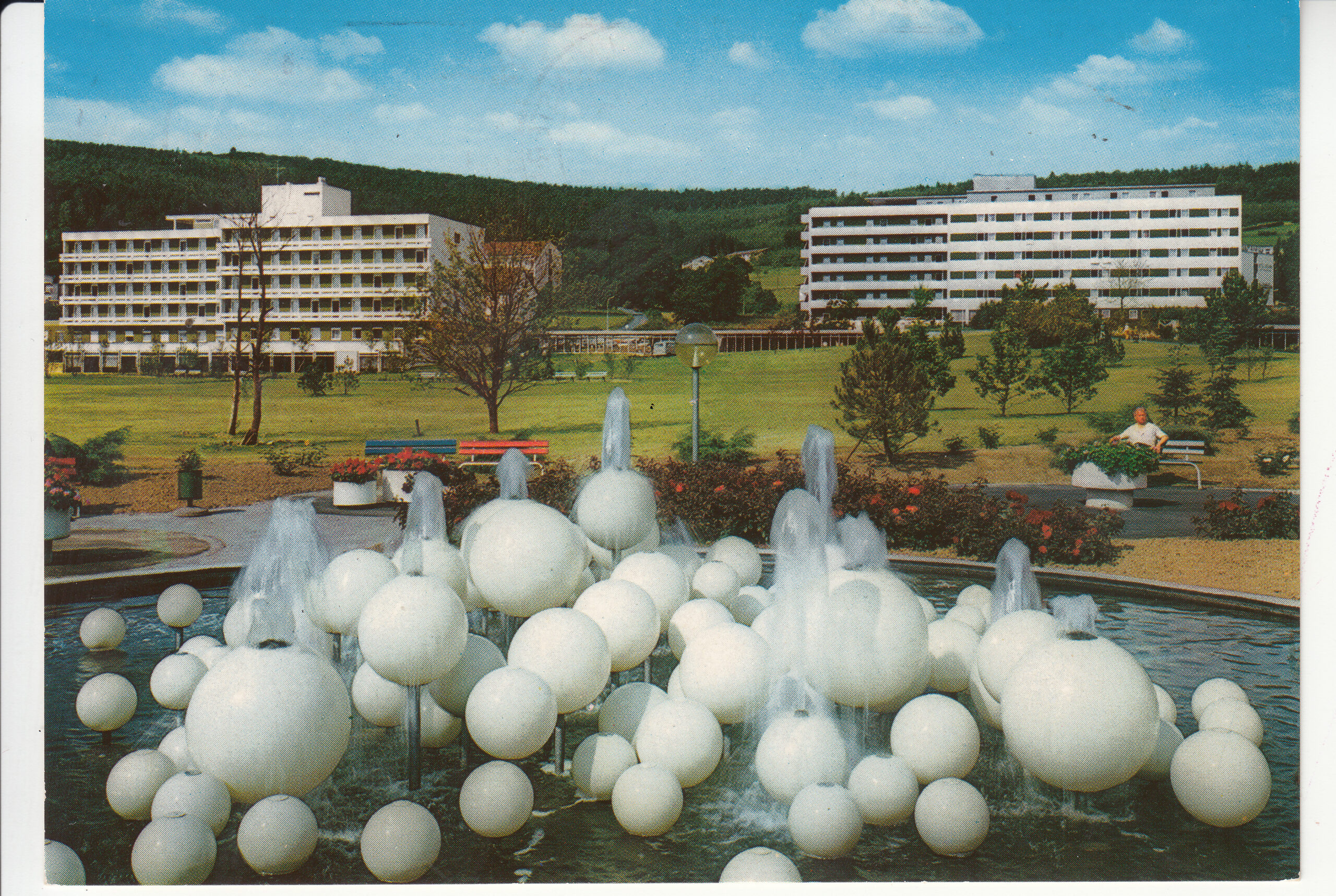 1.540- 15 Krüger Postcard Germany Bad Soden