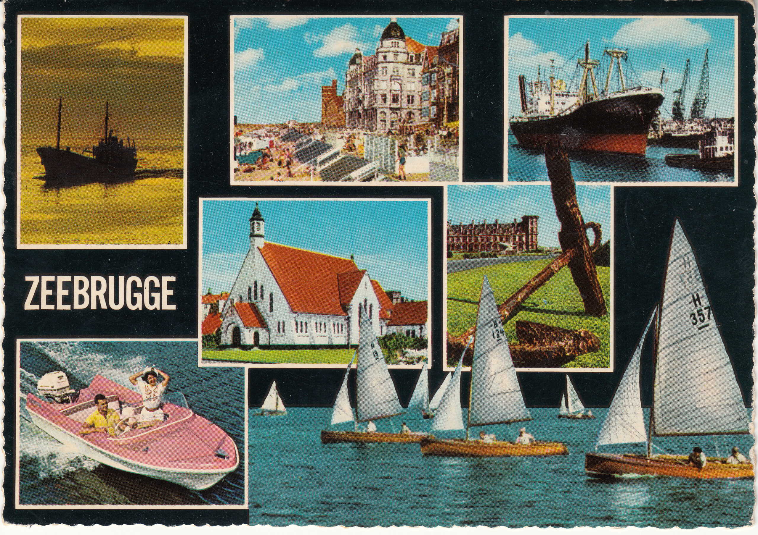 1.206- 11 Krüger Postcard Belgium Zeebrugge