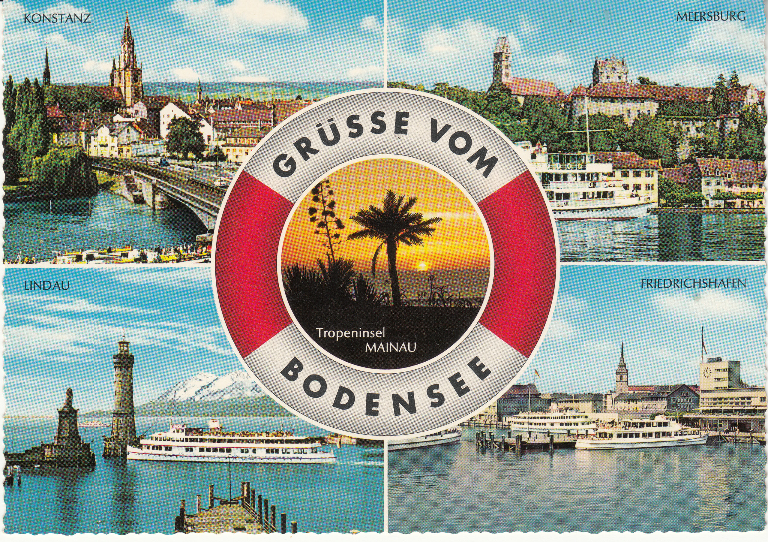 0.926- 34 Krüger Postcard Germany Bodensee