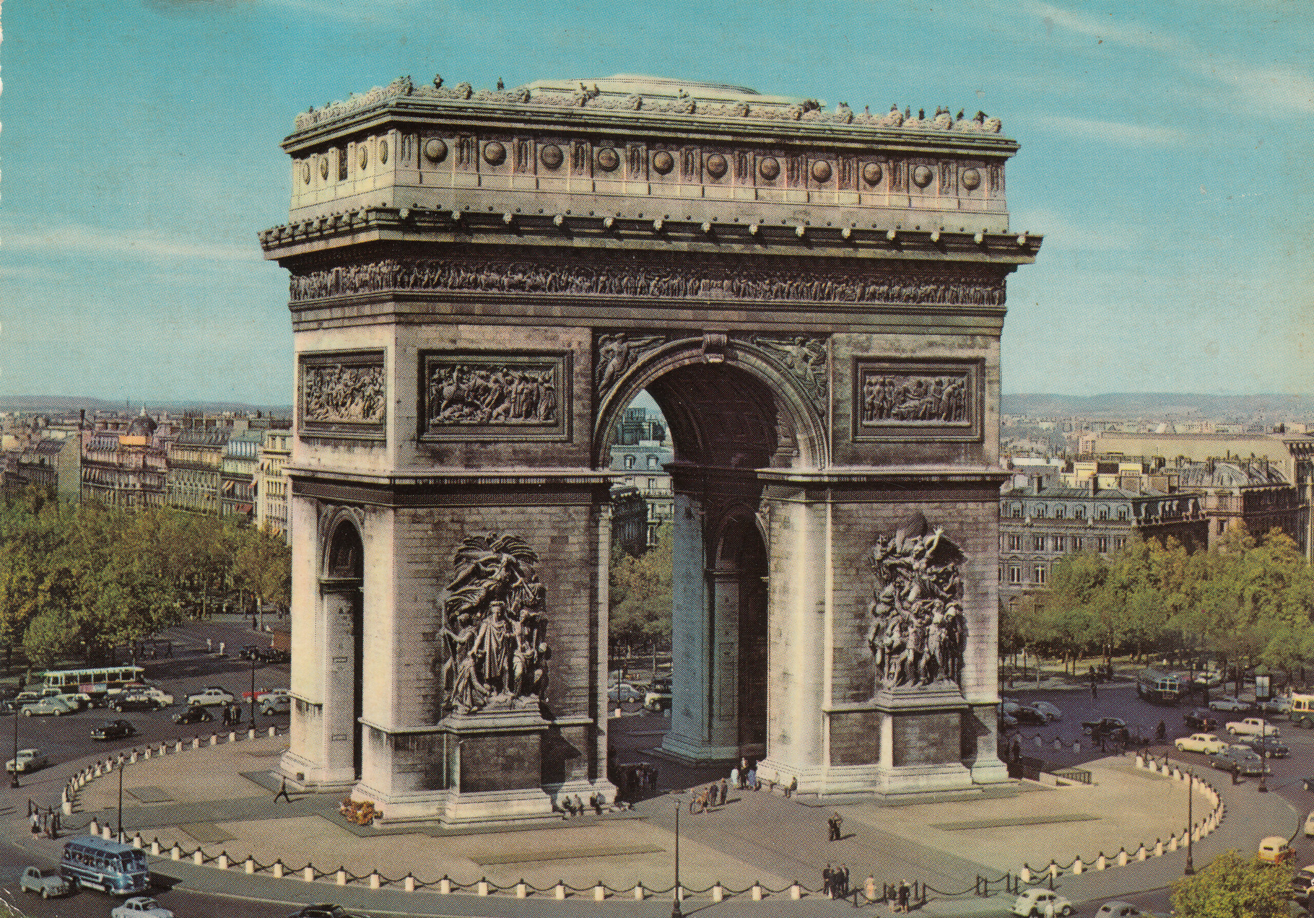 0.957- 24 Krüger Postcard France Paris