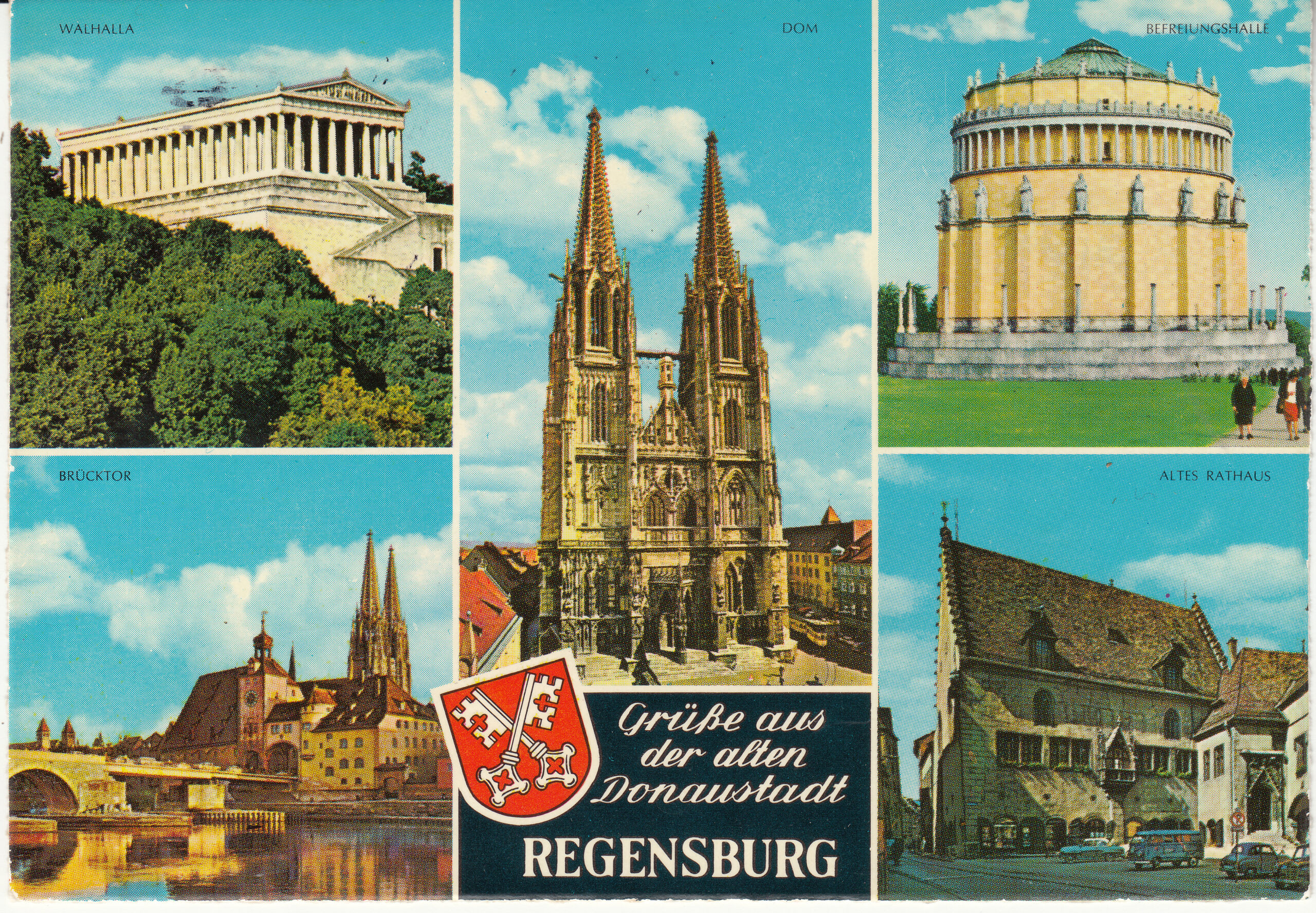 0.981- 17.31 Krüger Postcard Germany Regensburg