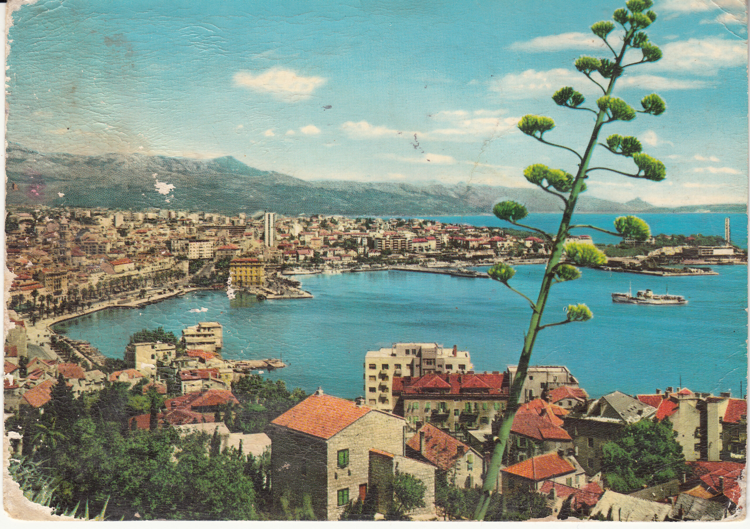 1.021C- 9 Krüger Postcard Croatia Split