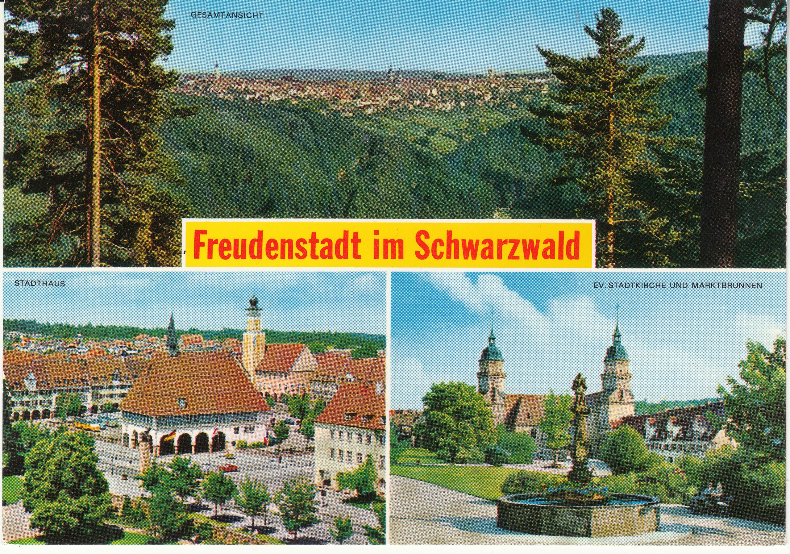 1.032- 17.31 Krüger Postcard Germany Freudenstadt