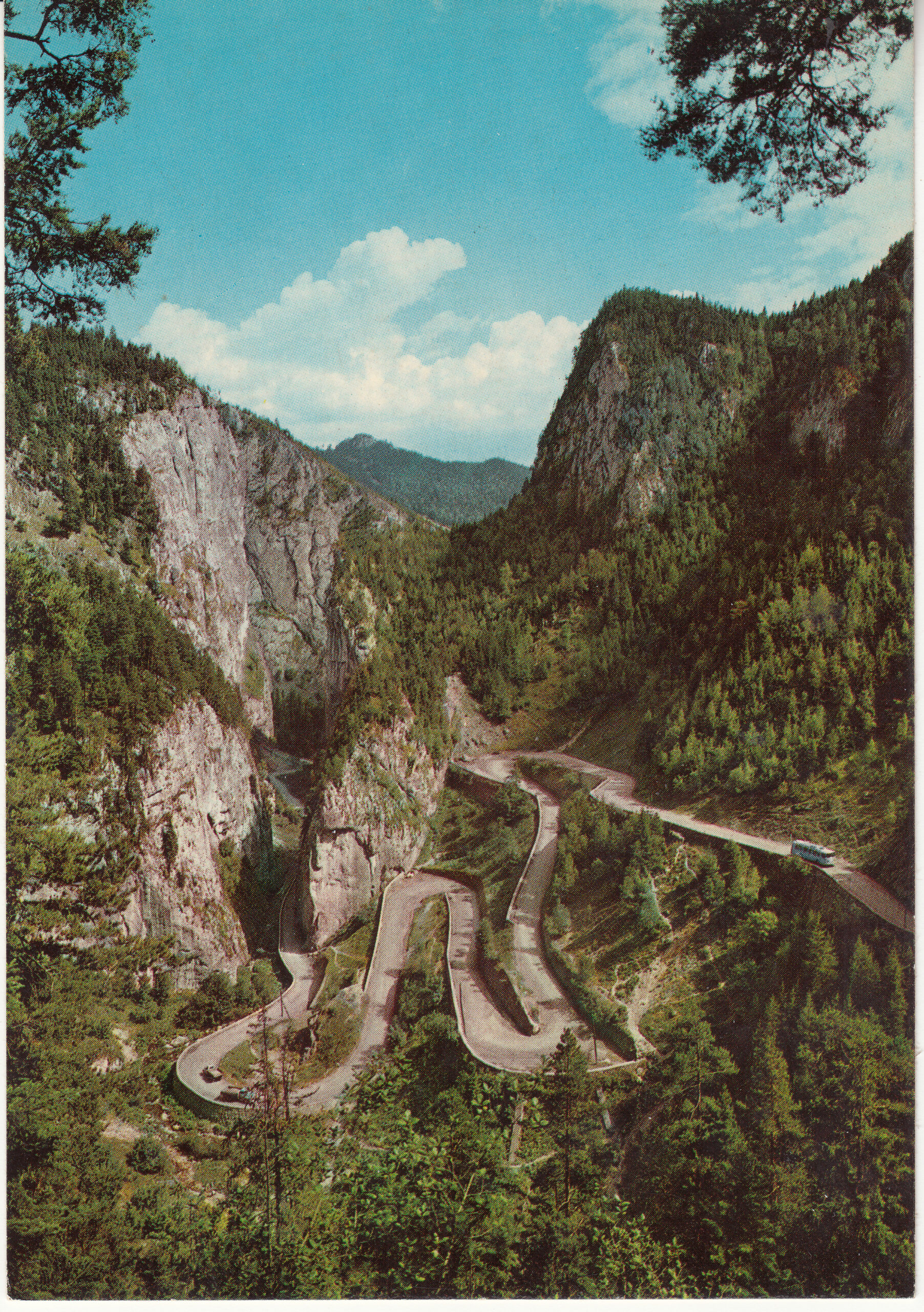 1.137- 4 Krüger Postcard Romania Cheile Bicazului ET
