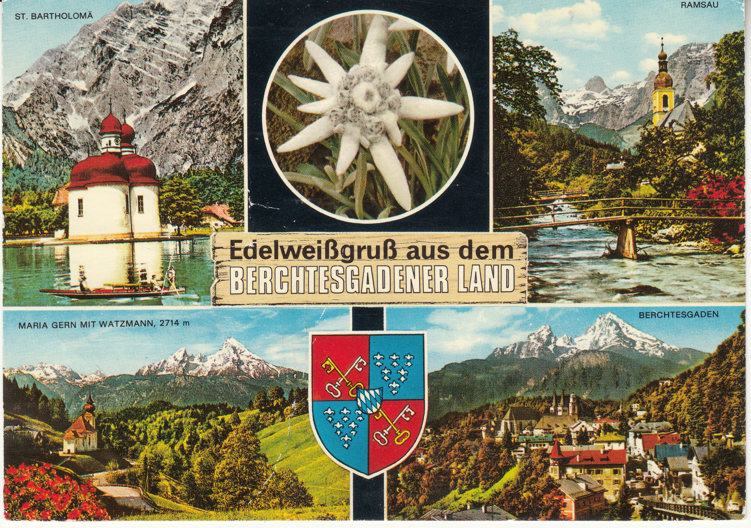 1.172- 44.31 Krüger Postcard Germany Berchtesgaden