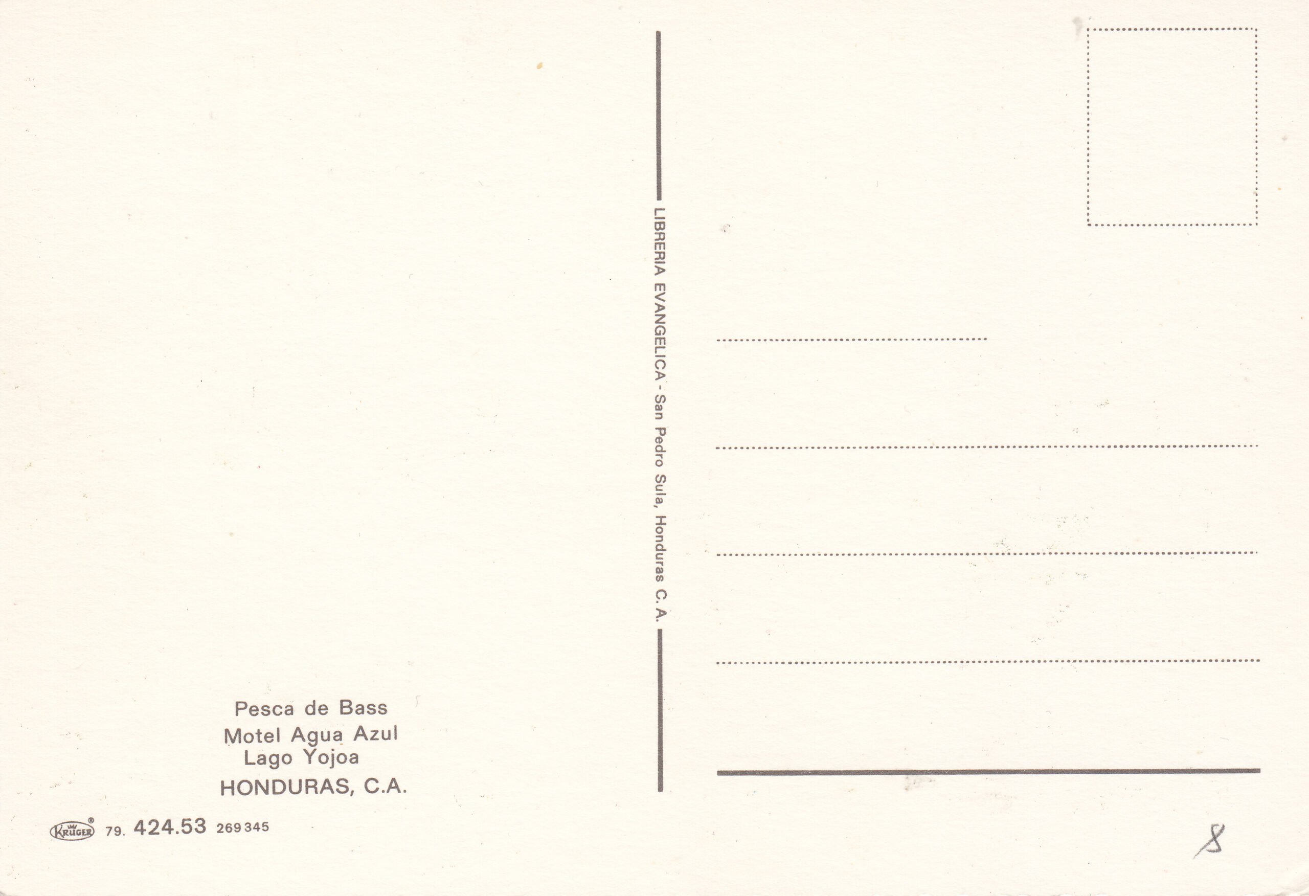 1.424- 53.79 Krüger Postcard Honduras_0001