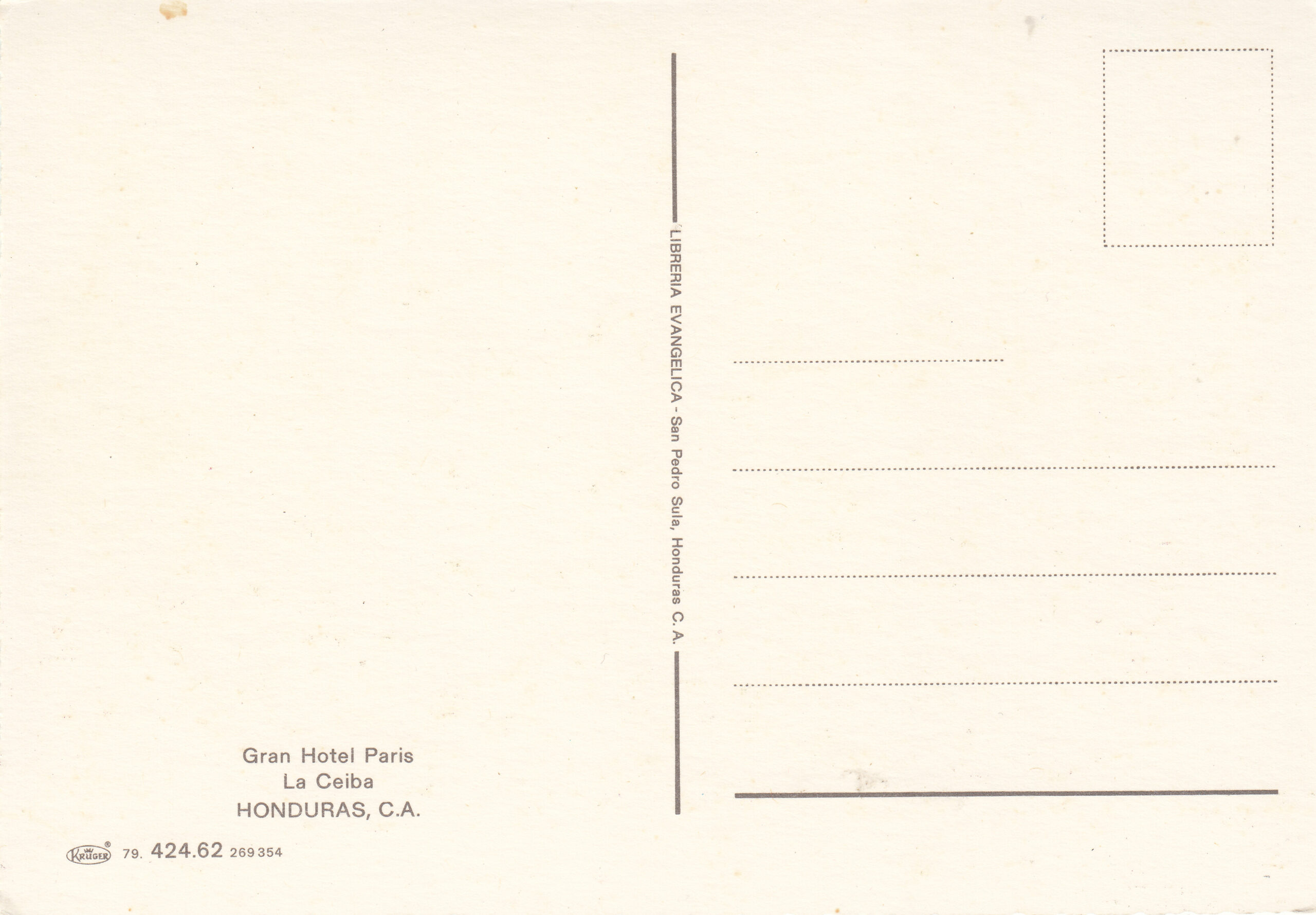 1.424- 62.79 Krüger Postcard Honduras_0001