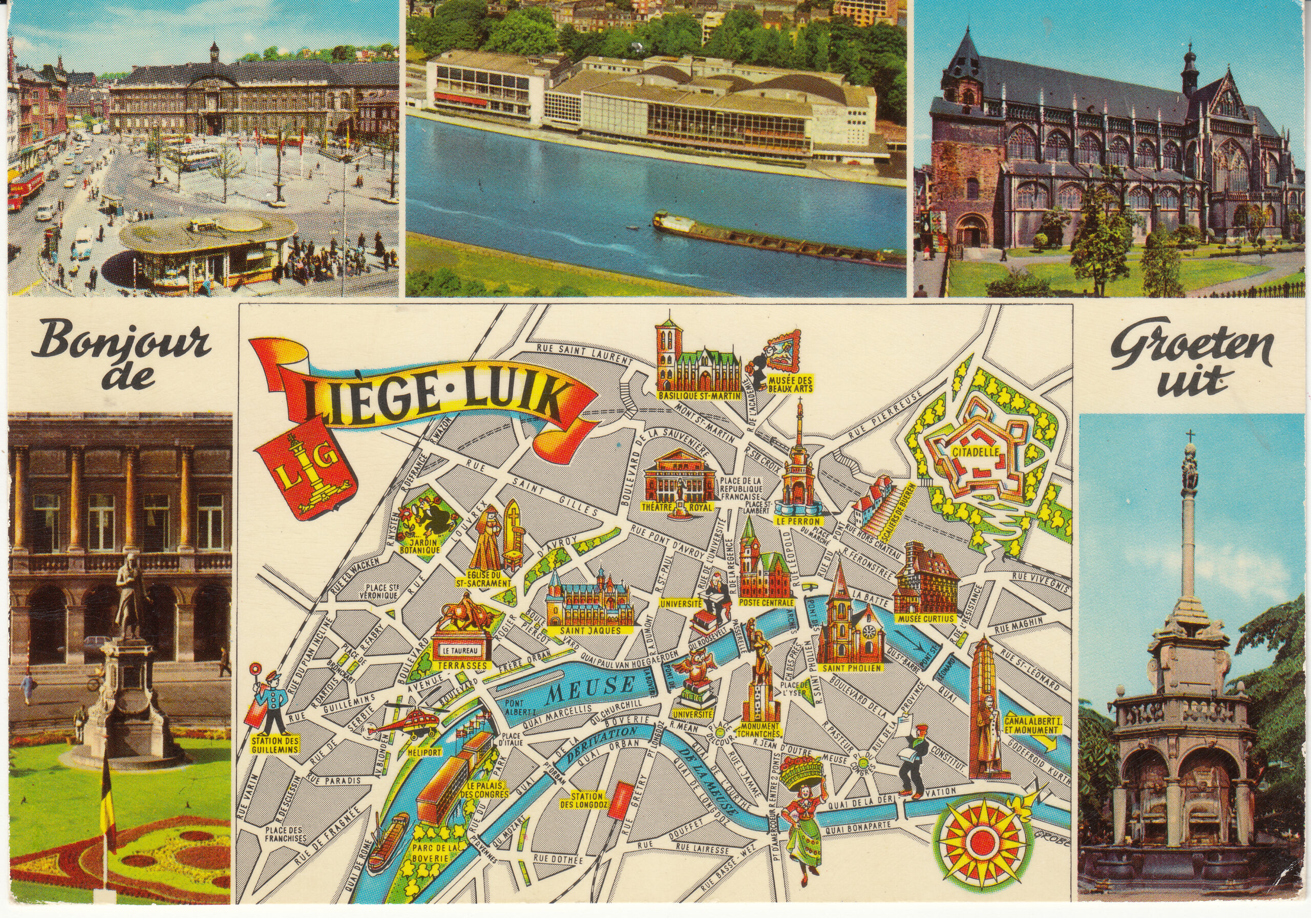0.931- 17 Krüger Postcard Belgium Liege