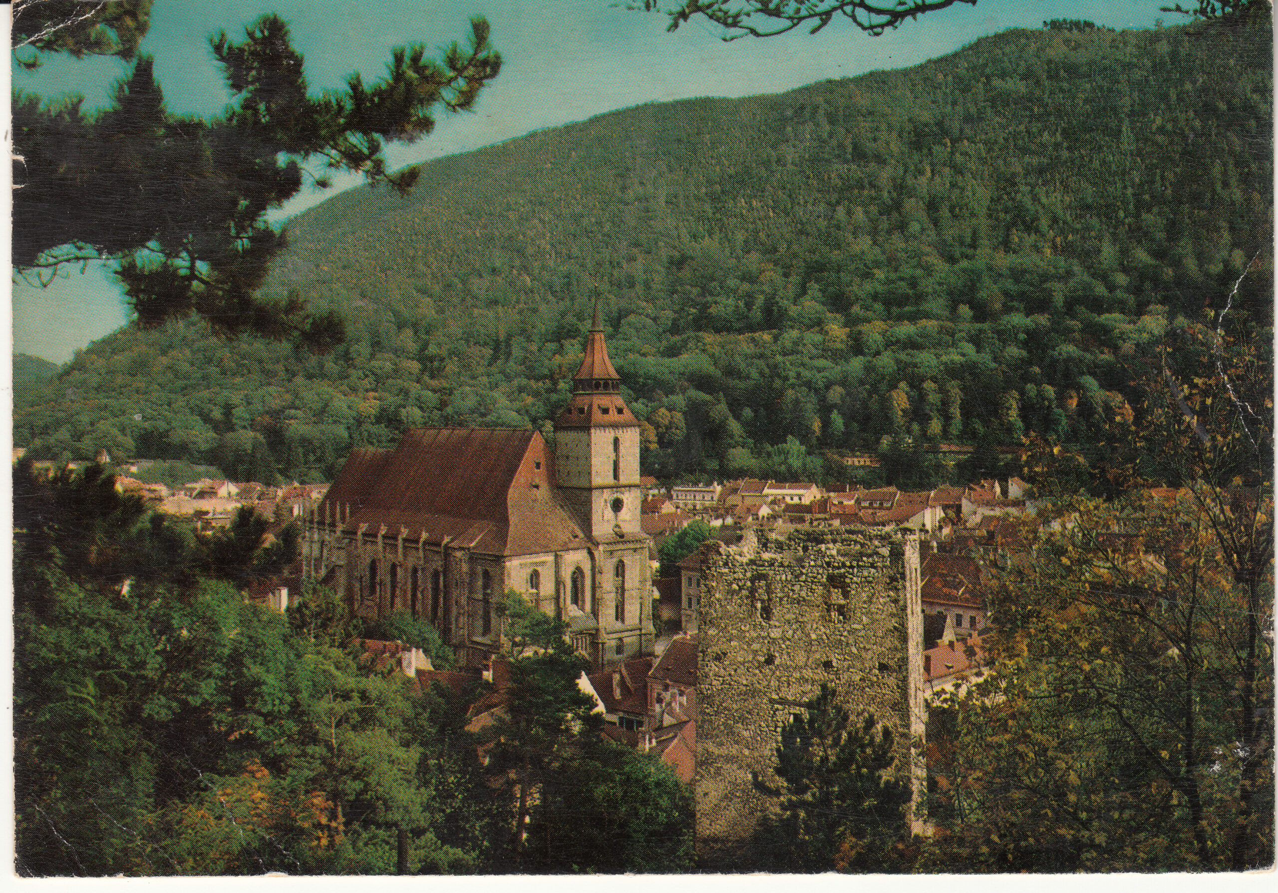 1.142- 1 Krüger Postcard Romania Brașov ET