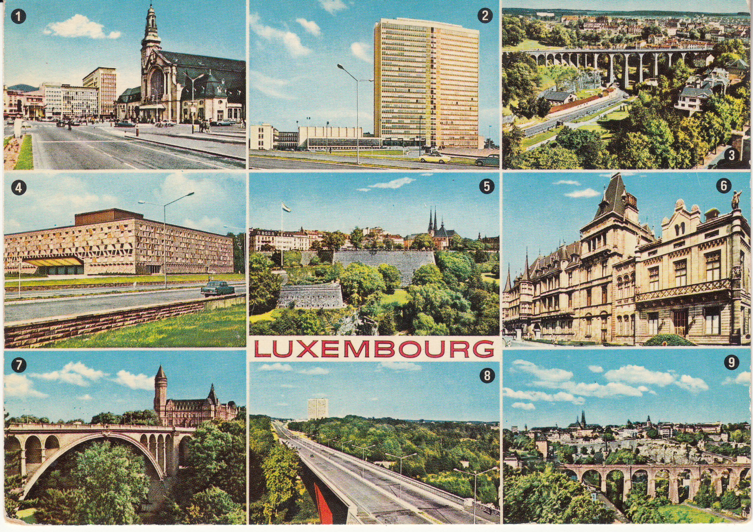 1.090- 27 Krüger Postcard Luxembourg