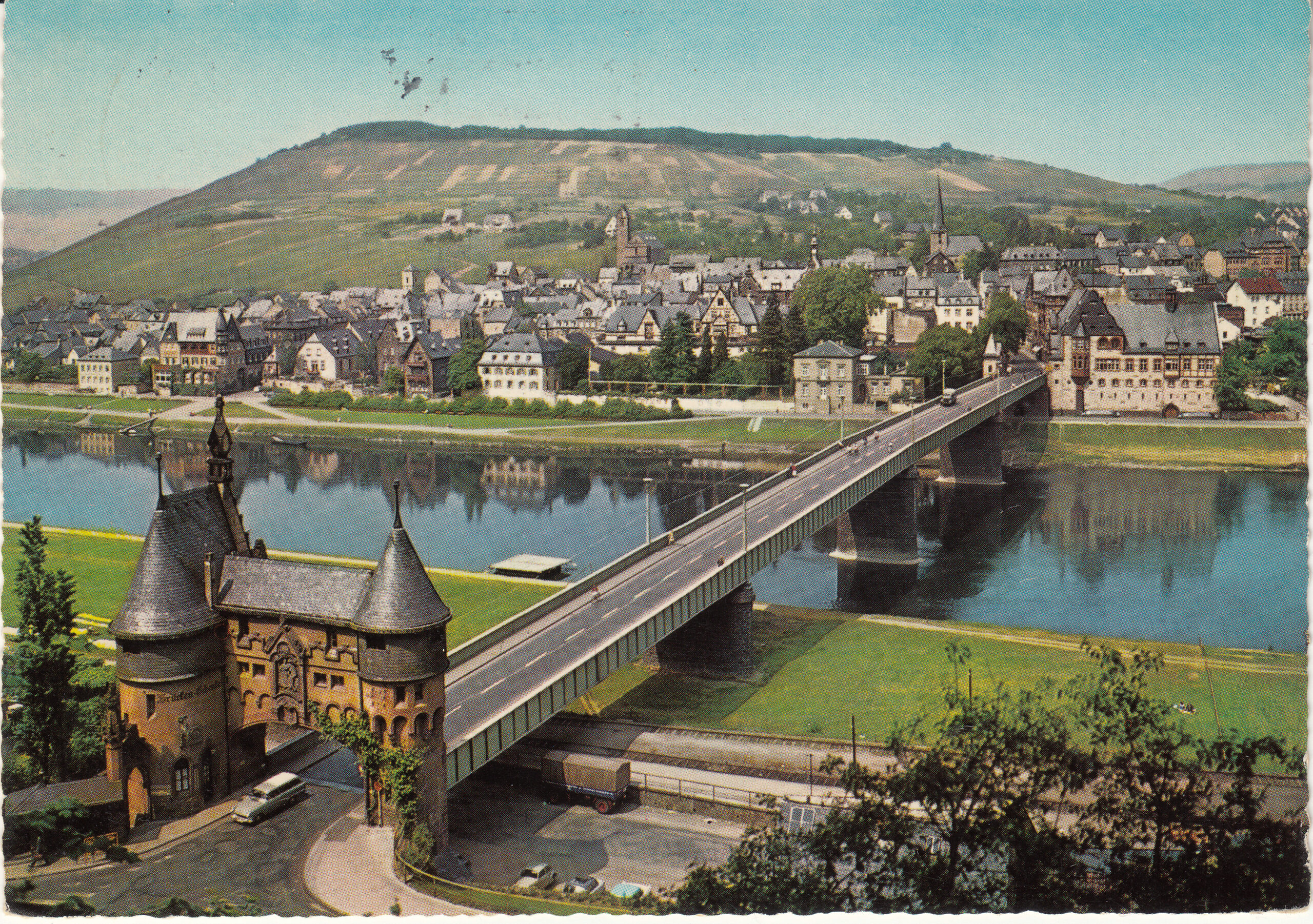 0.955- 10 Krüger Postcard Germany Mosel Traben-Trabach