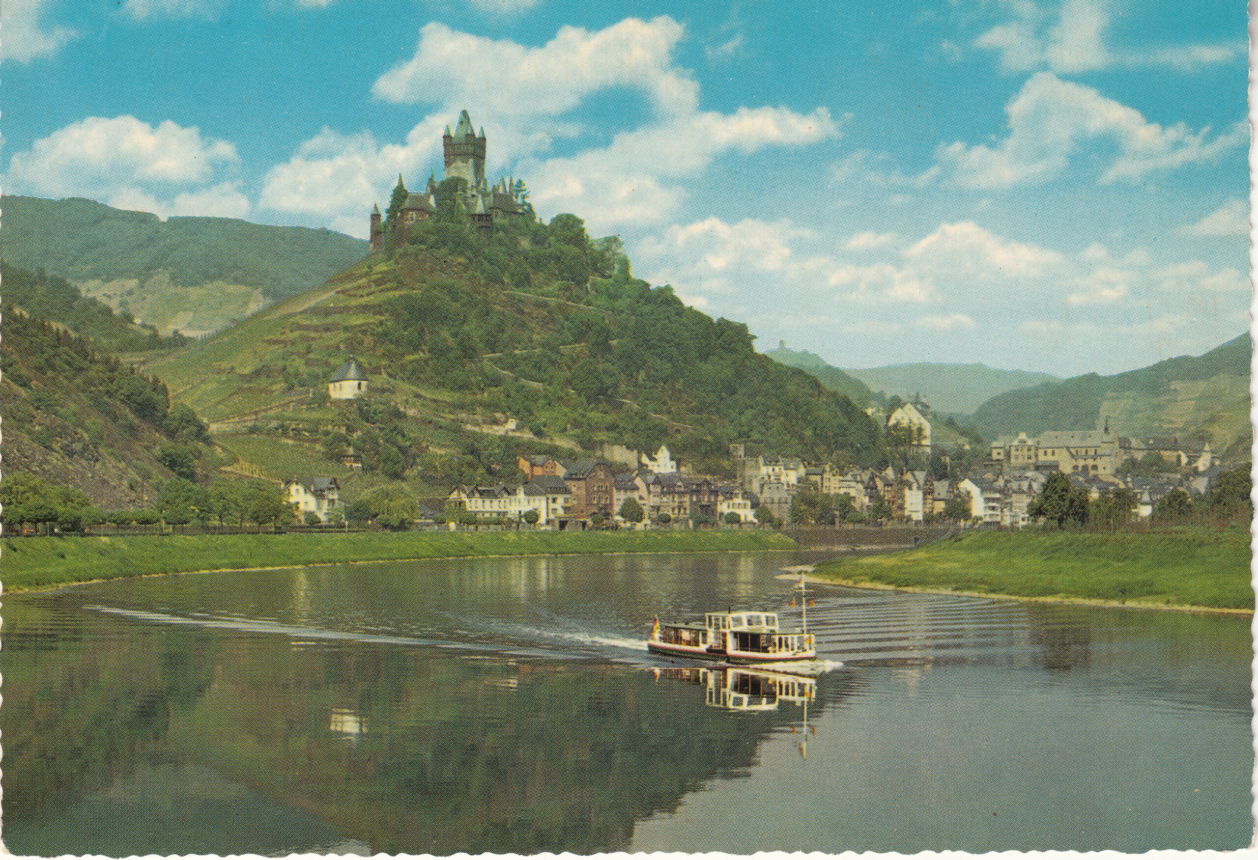 0.955- 12 Krüger Postcard Germany Mosel