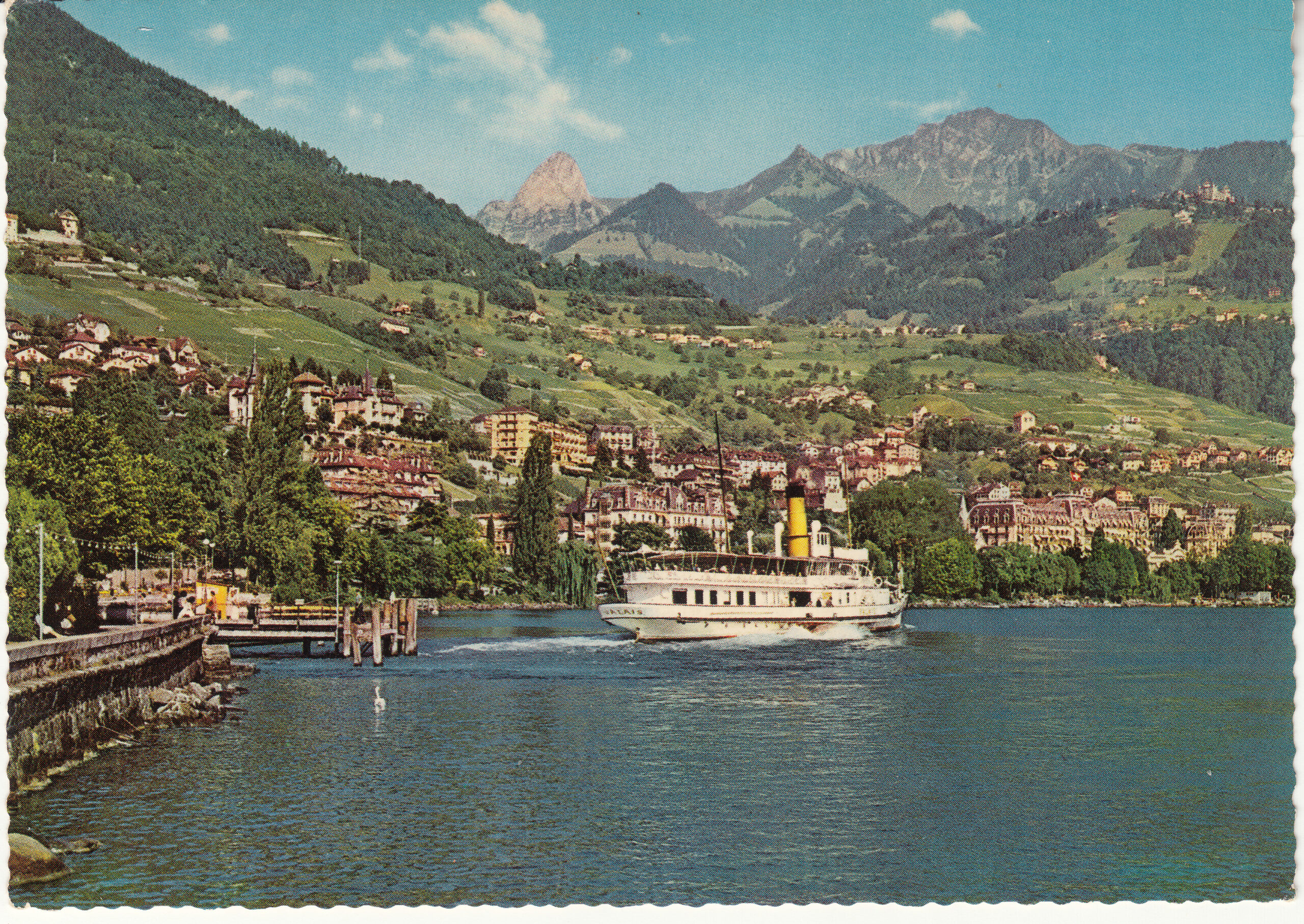 0.958- 1 Kruger Postcard Switzerland Montreux