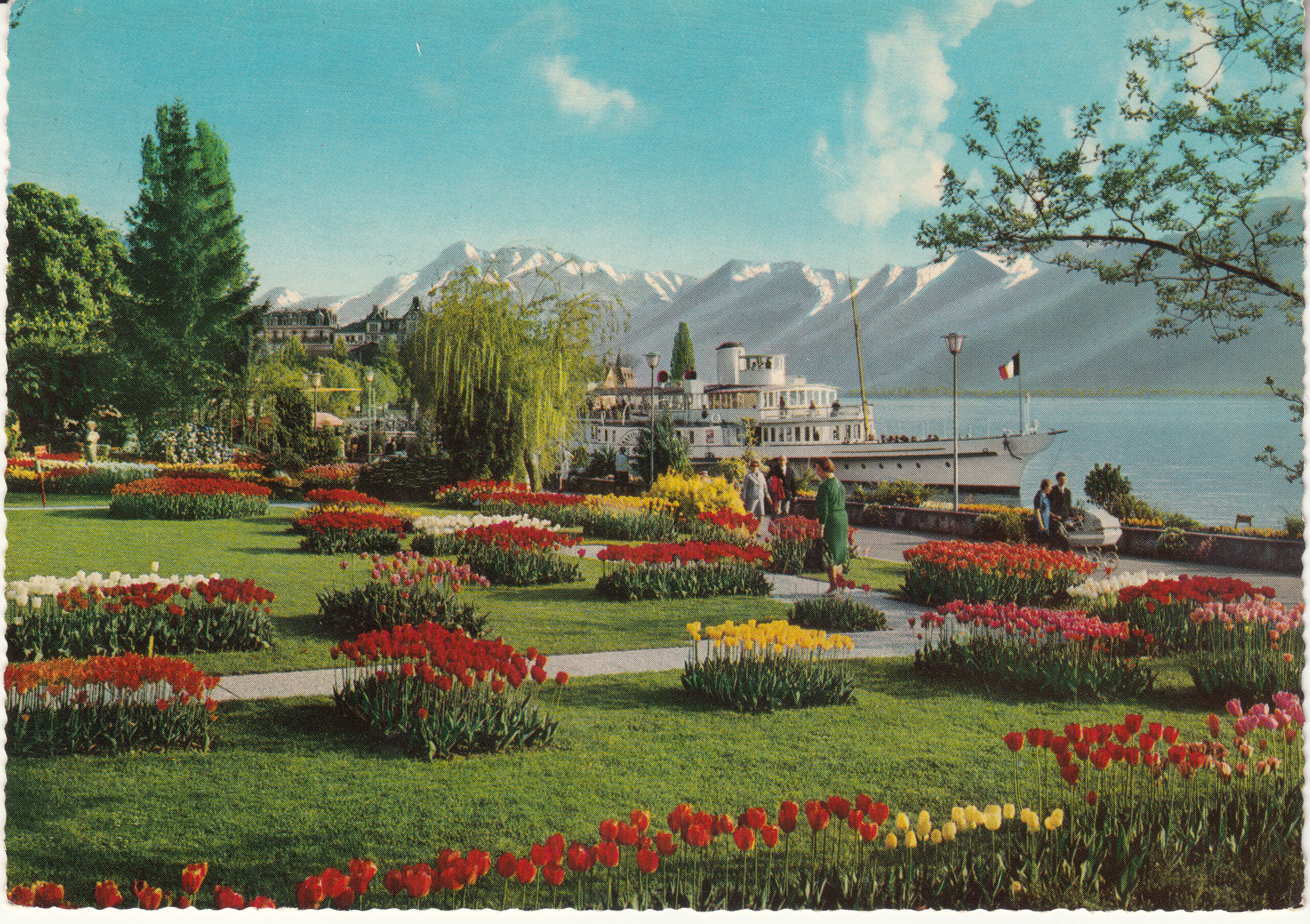 0.958- 22 Kruger Postcard Switzerland Montreux