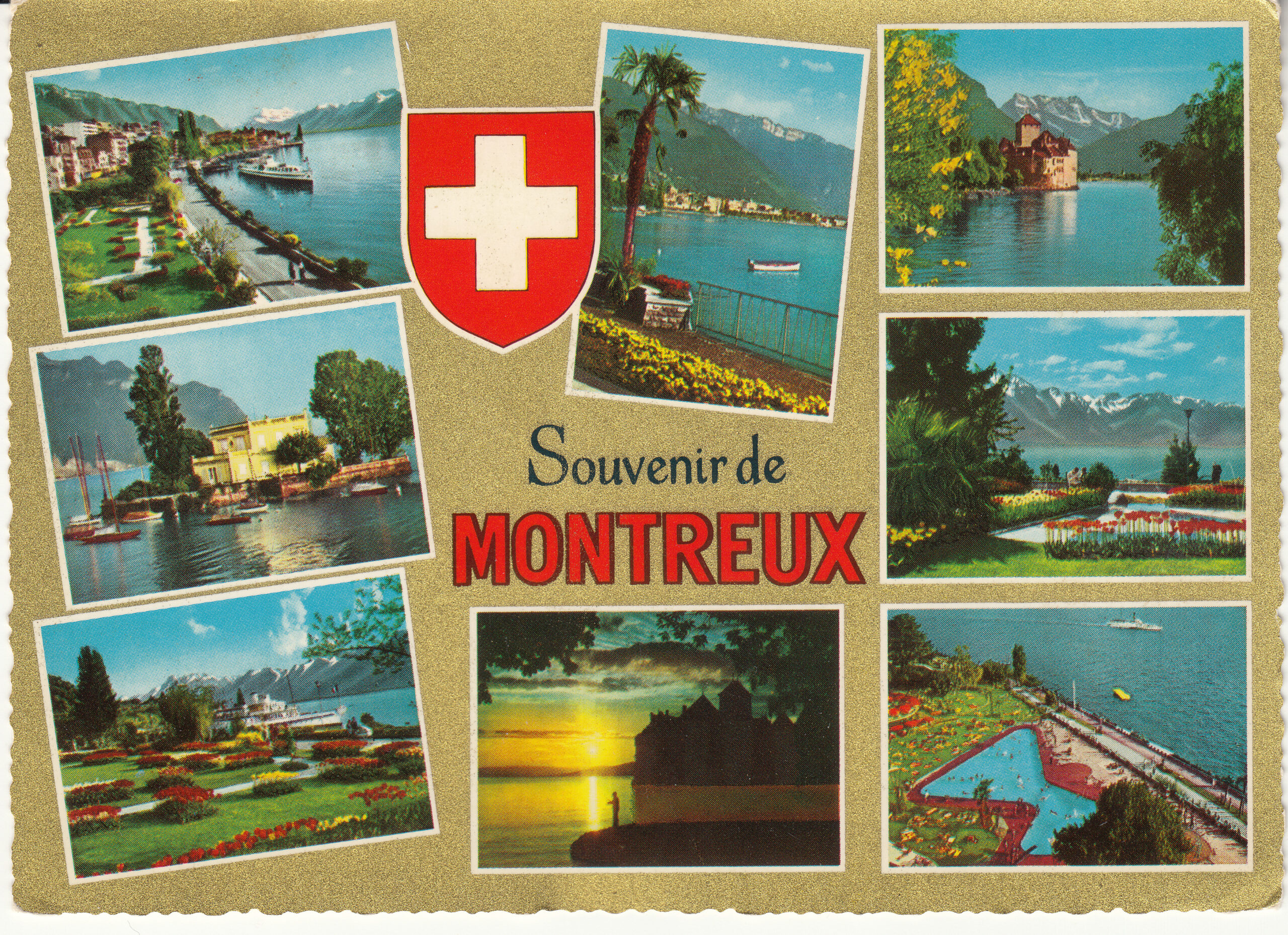 0.958- 30 Kruger Postcard Switzerland Montreux