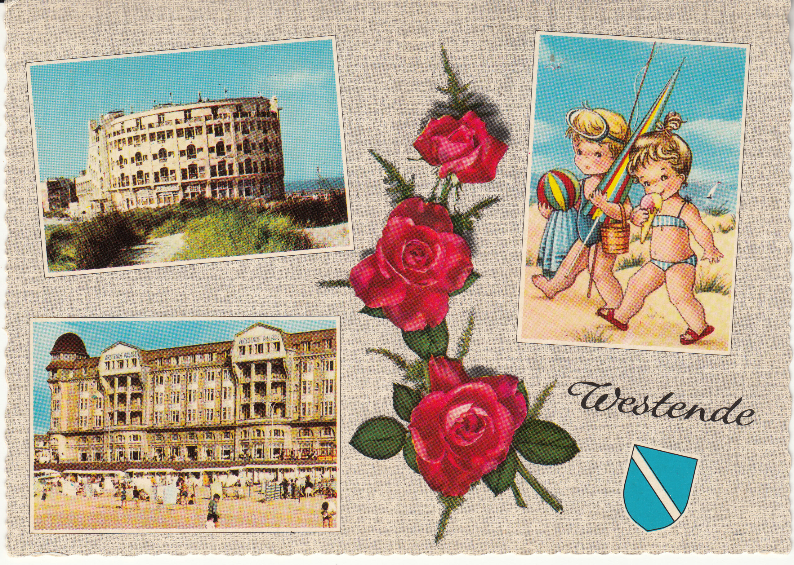 1.074- 9 Krüger Postcard Belgium Westende
